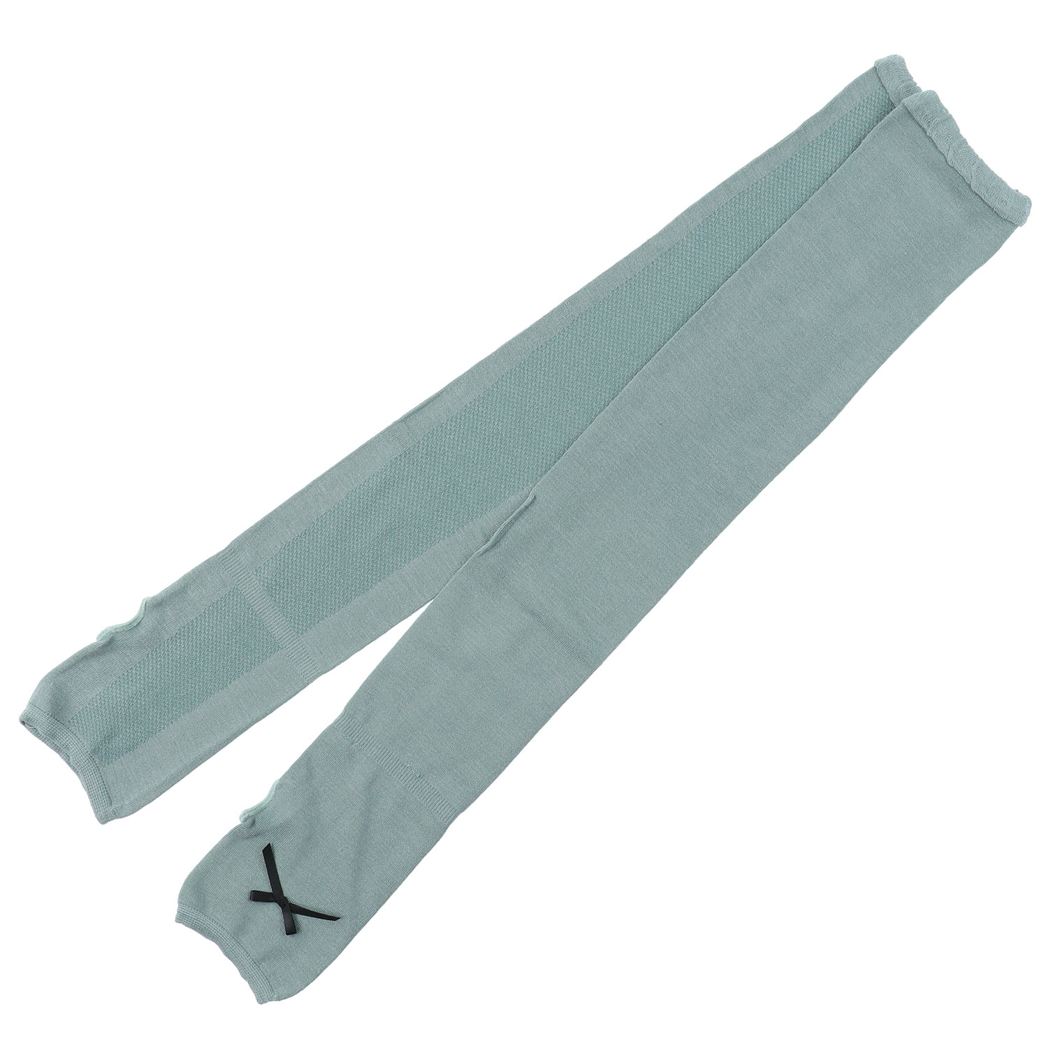 接触冷感アームカバー リボン ロング丈 指なし - 画像2