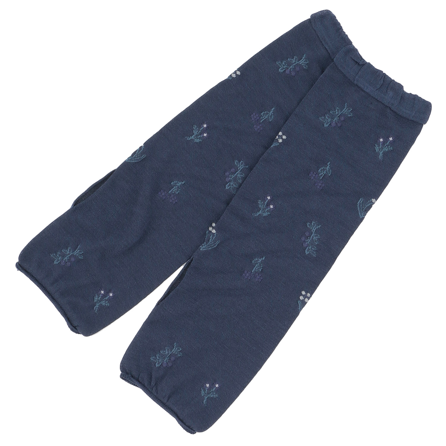 日本製 アームカバー シルク混  35センチ丈  野草柄 - 画像6