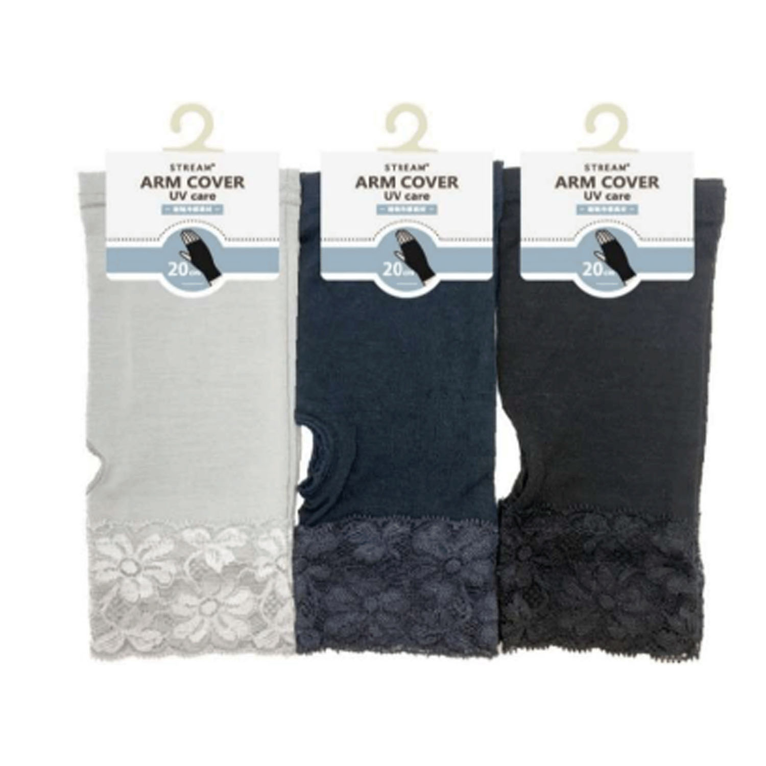 STREAM アームカバー レース付き ショート アームカバー - 画像1