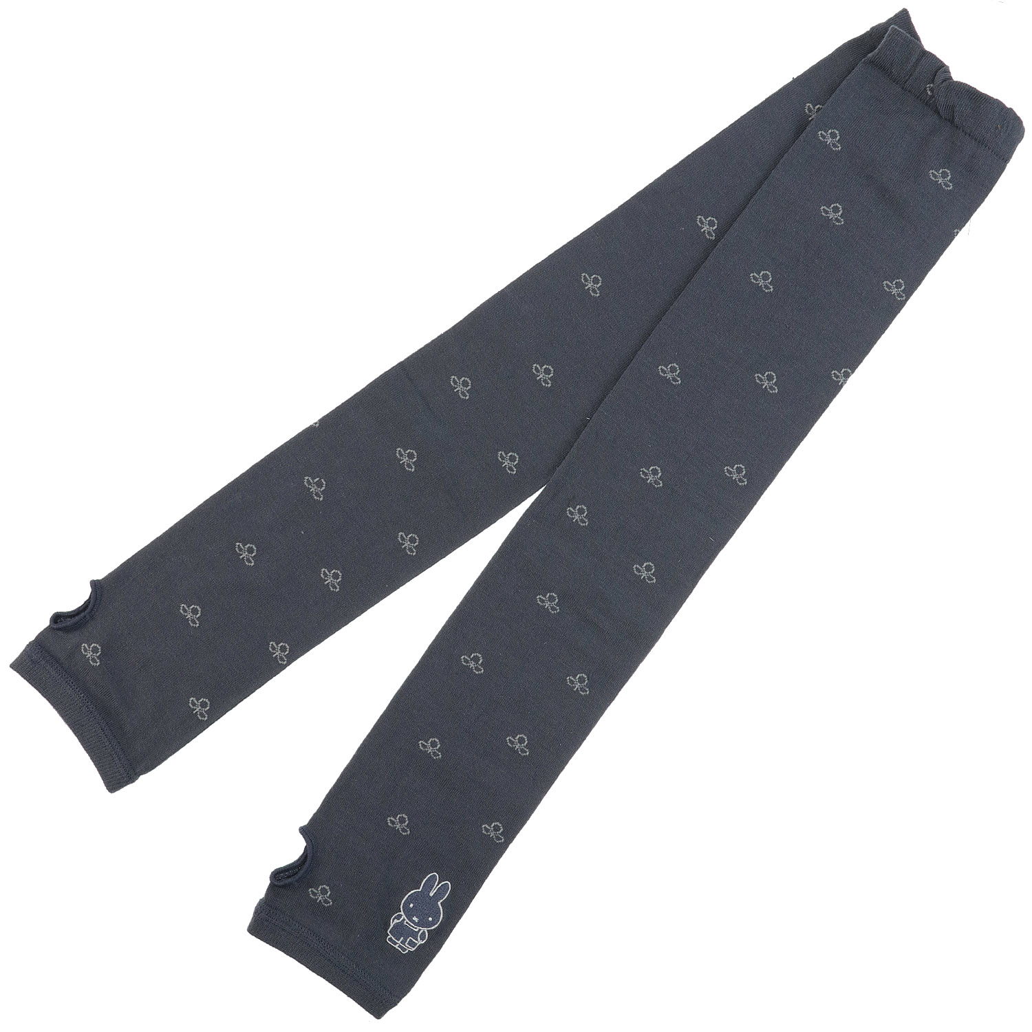 ミッフィー アームカバーUVカット＋吸水速乾 花とミッフィー刺繍 - 画像2