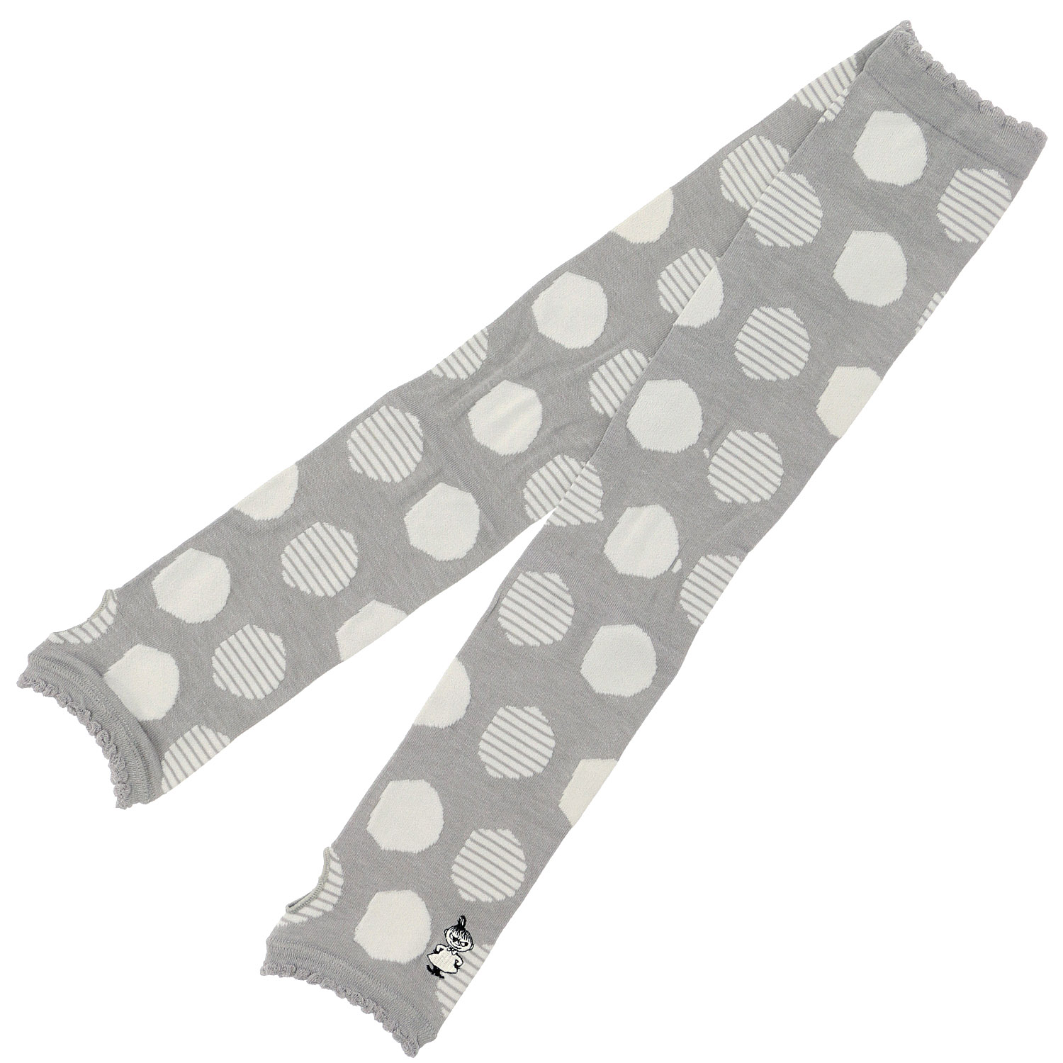 MOOMIN アームカバー UVカット＋冷感 ドット柄ミイ刺繍【在庫限り】 - 画像2