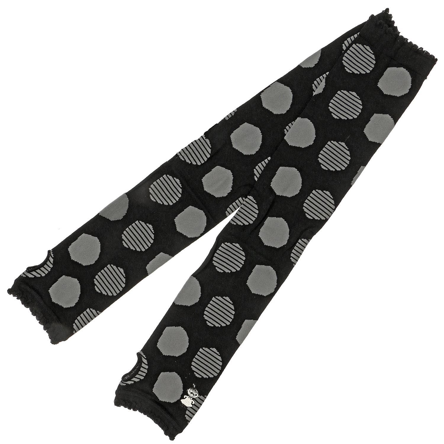 MOOMIN アームカバー UVカット＋冷感 ドット柄ミイ刺繍 - 画像4