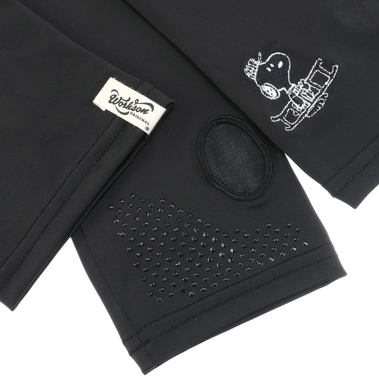 スヌーピーアームカバーUVカット＋冷感 スヌーピーハシゴ刺繍 - 画像4