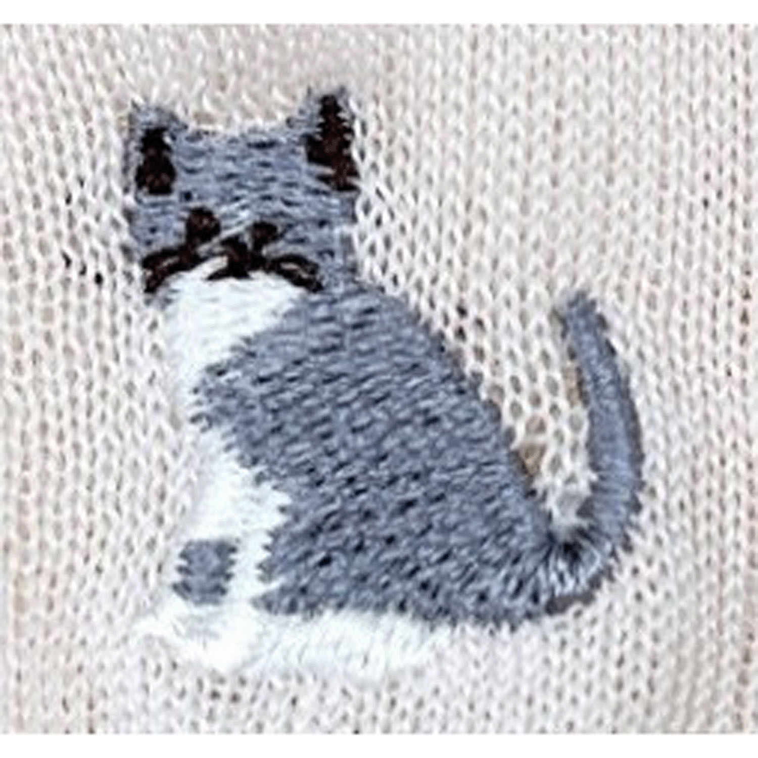 STREAM アームカバー ハチワレ 刺しゅう付き  60cm丈【在庫限り】 - 画像2