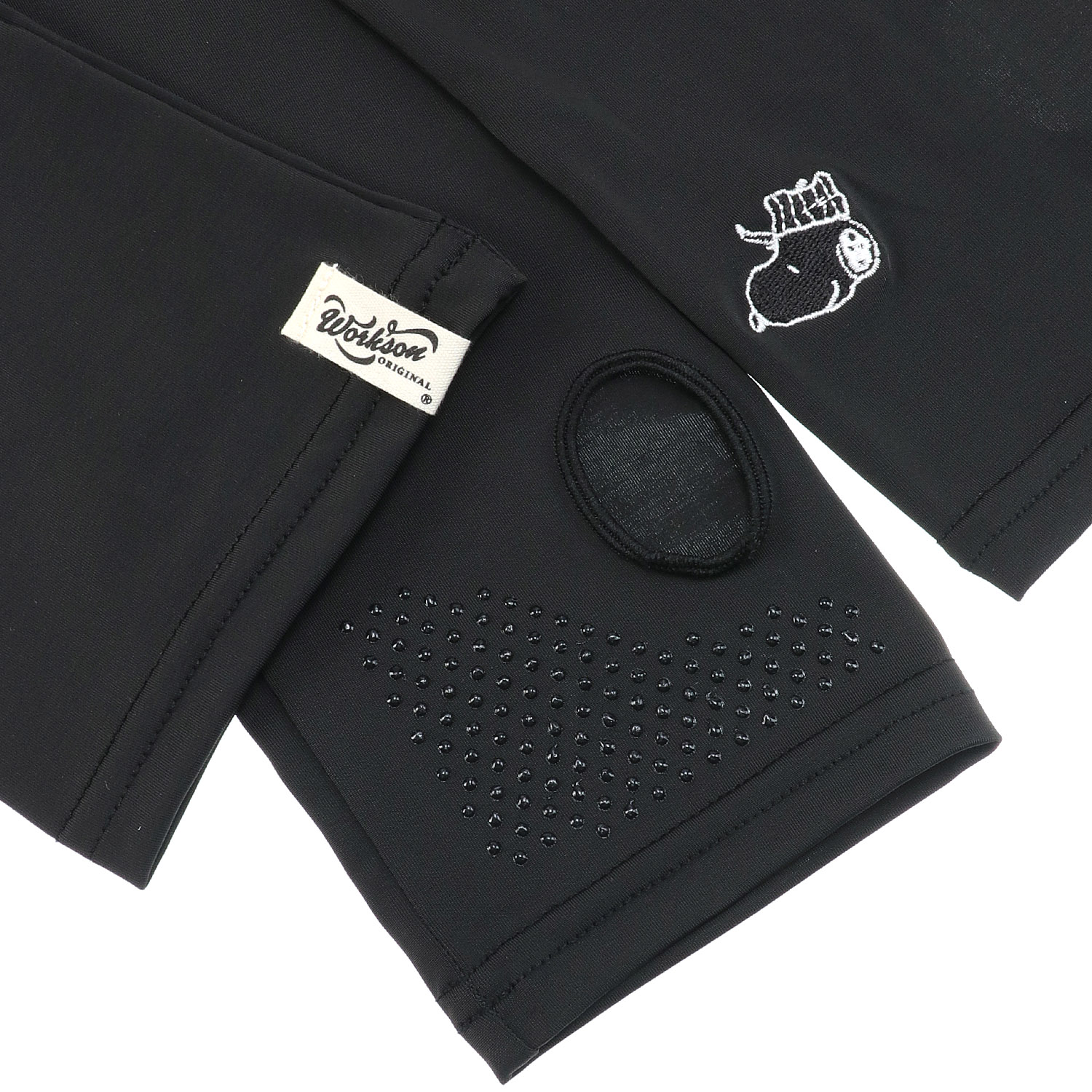 スヌーピーアームカバーUVカット＋冷感 スヌーピー顔刺繍 - 画像4