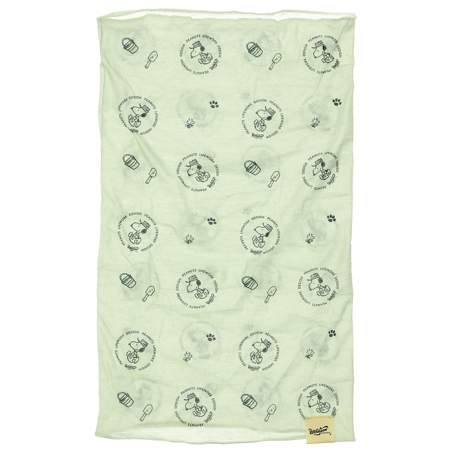 スヌーピー ネックカバー UVカット ドット総柄 - 画像3