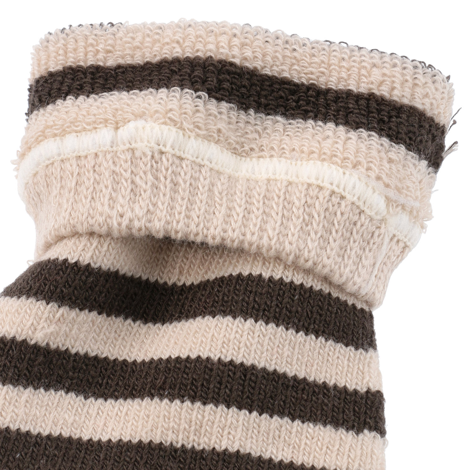 STREAM ボーダー 裏パイル ショート丈  レッグウォ―マー【在庫限り】 - 画像4