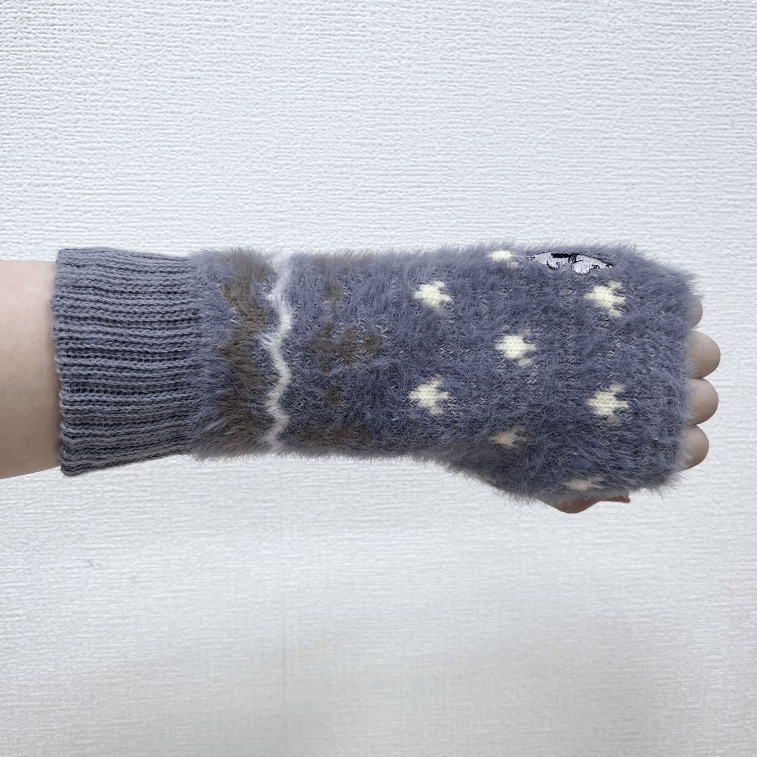 MOOMIN アームウォーマー フェザー ムーミン刺繍ノルディック【在庫限り】 - 画像6