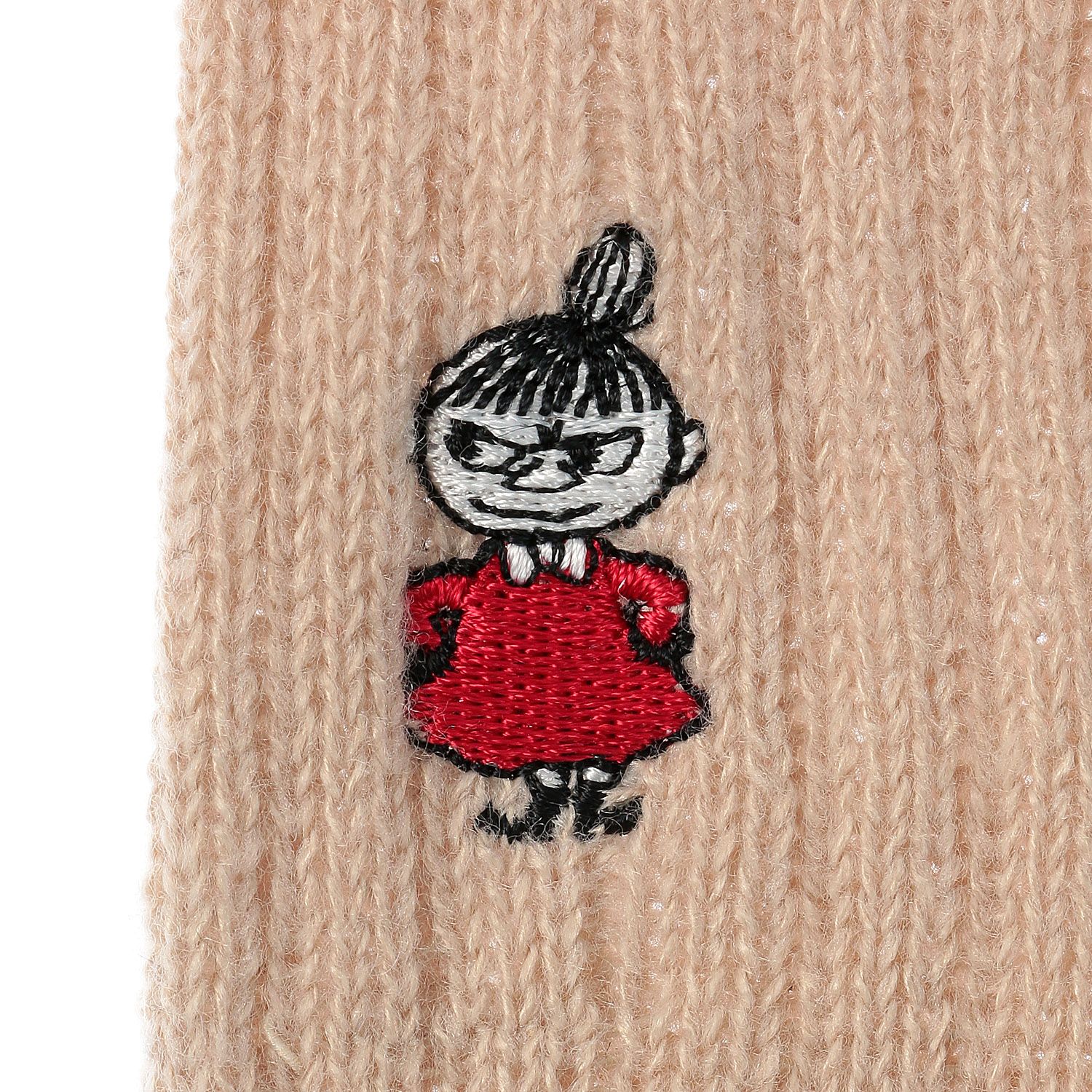 MOOMIN アームウォーマー ふわニット ミイ刺繍リブ【在庫限り】 - 画像5