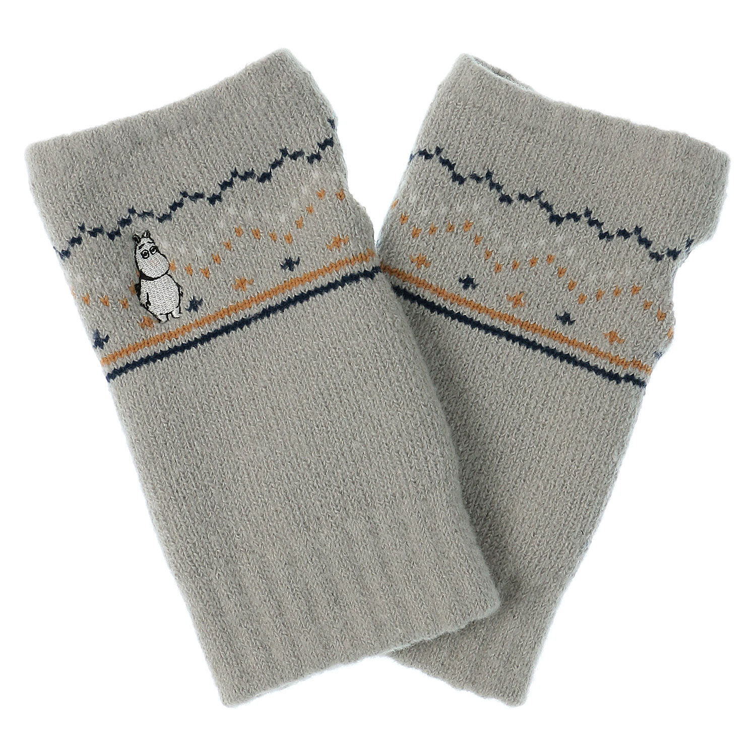 MOOMIN アームウォーマー 内パイル ムーミン刺繍ノルディック【在庫限り】 - 画像2