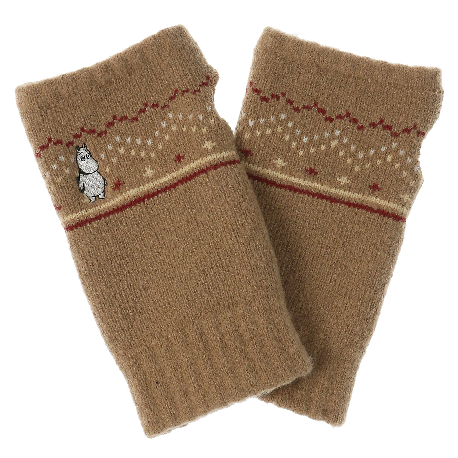 MOOMIN アームウォーマー 内パイル ムーミン刺繍ノルディック【在庫限り】 - 画像4