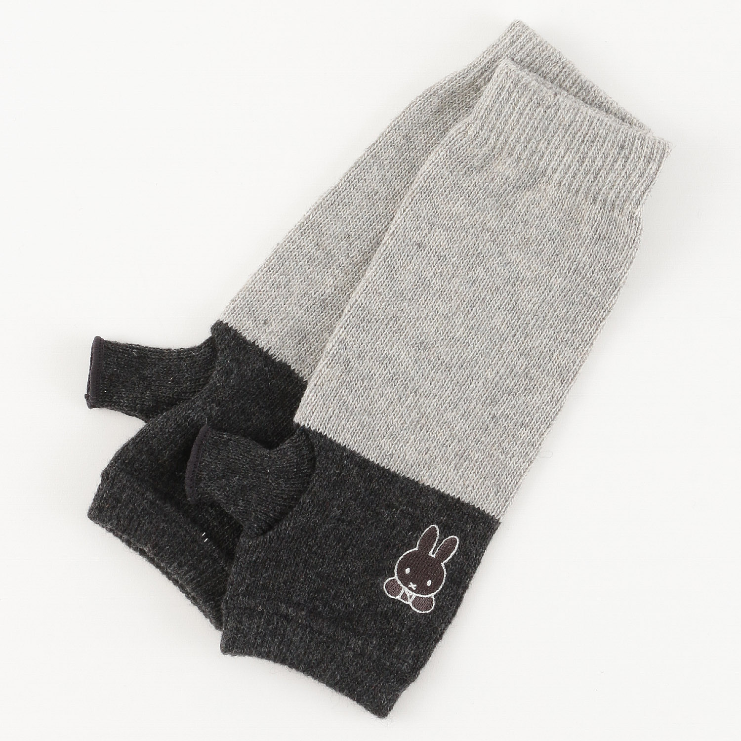 ミッフィー アームウォ―マ― 切替＋フェイス刺しゅう【在庫限り】