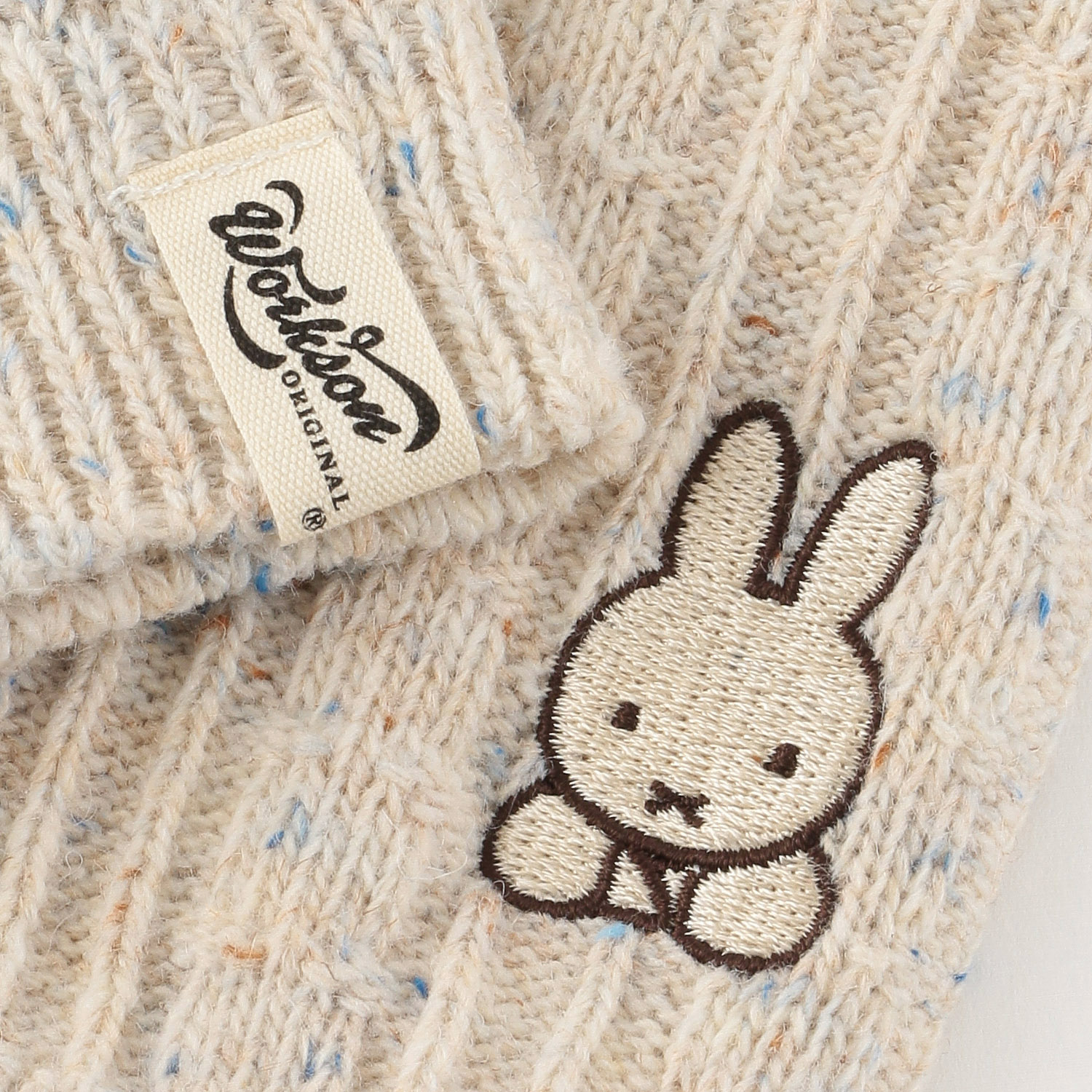 ミッフィー アームウォ―マ― ツィードケーブル ワークソンブルーナ刺しゅう【在庫限り】 - 画像5