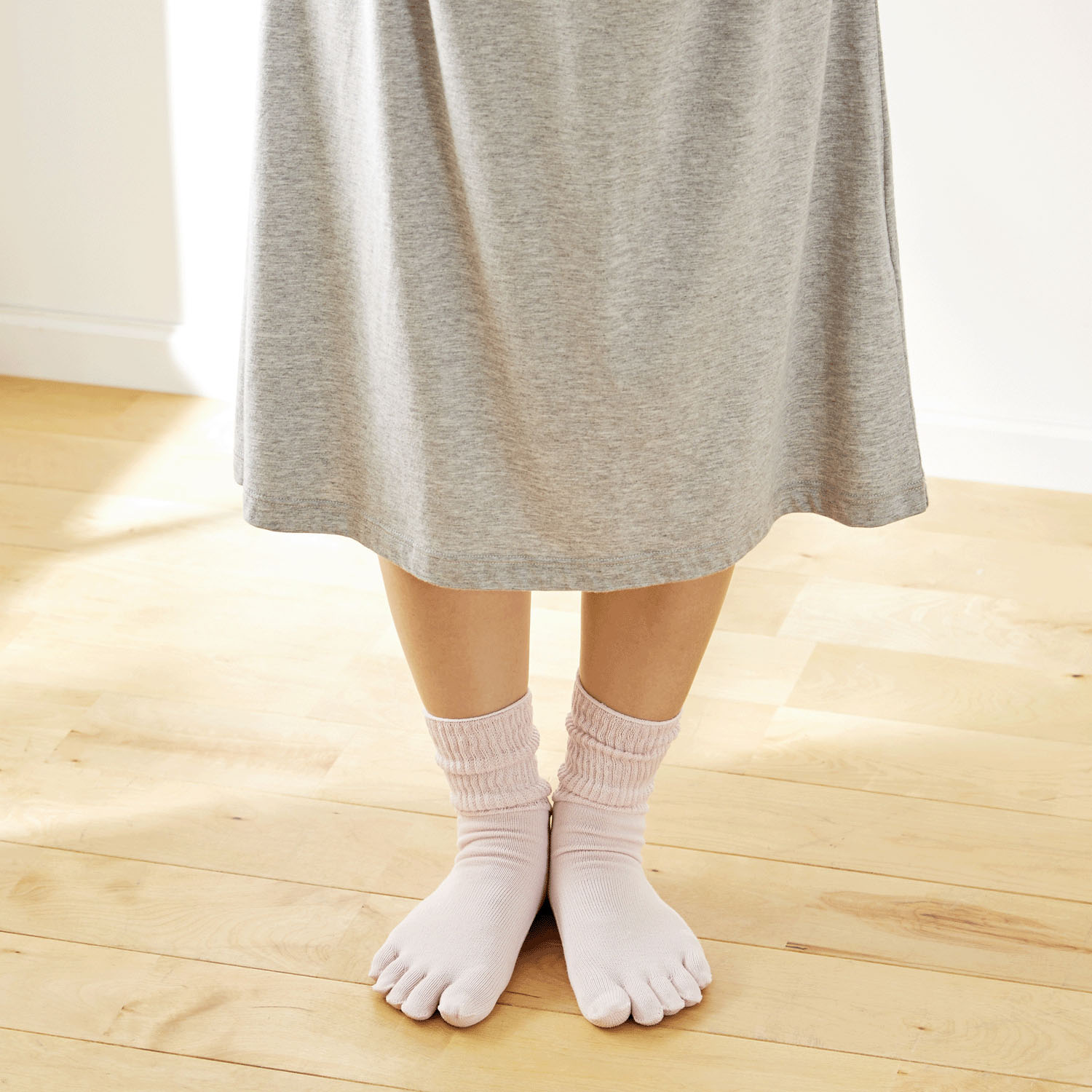 足の健康シリーズ  口ゴムゆったり 5本指靴下 - 画像12