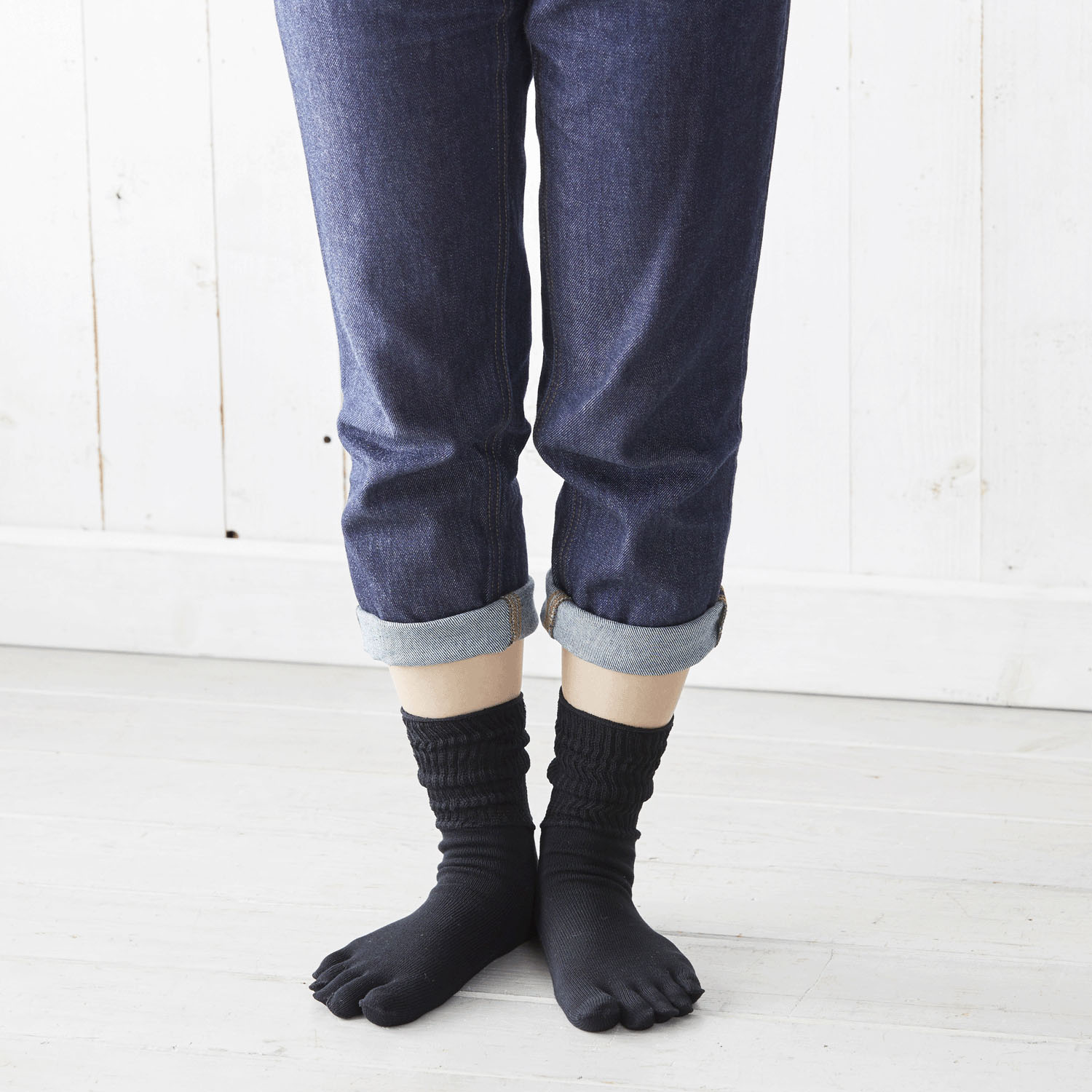 足の健康シリーズ  口ゴムゆったり 5本指靴下 - 画像10