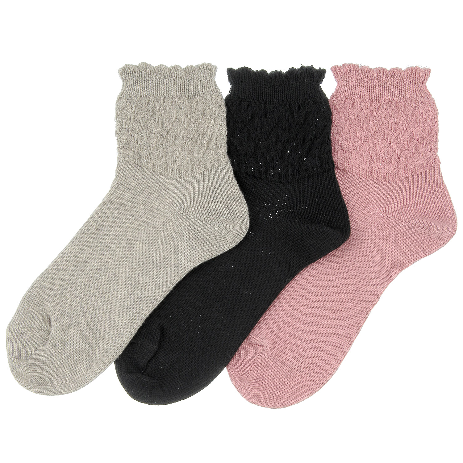 【日本製 】オーガニックコットン 足首メッシュ