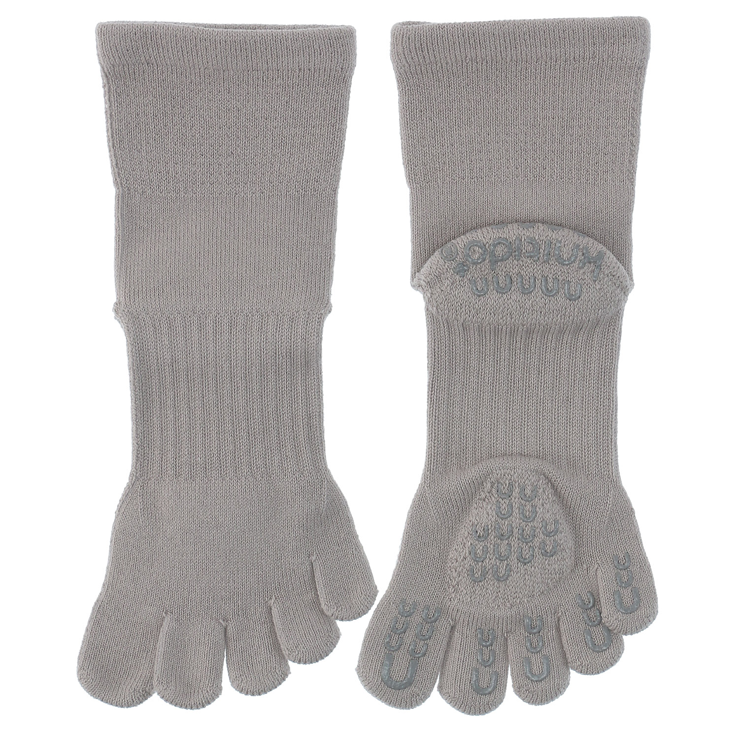 knitido ビューティー・エアークッション ロークルー 5本指ソックス - 画像5