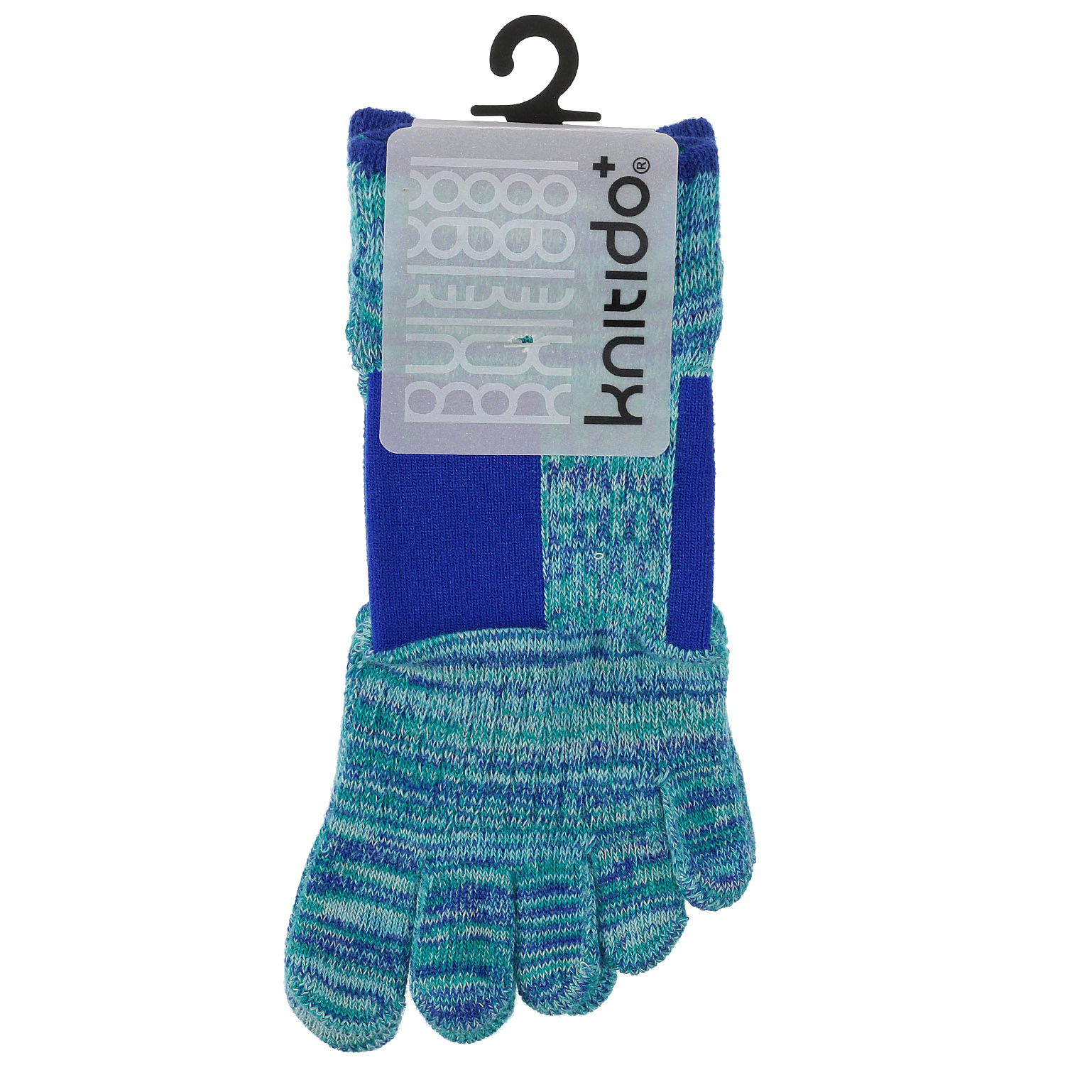 knitido ラン・エアークッション マーブルメッシュ アンクル 5本指ソックス - 画像10