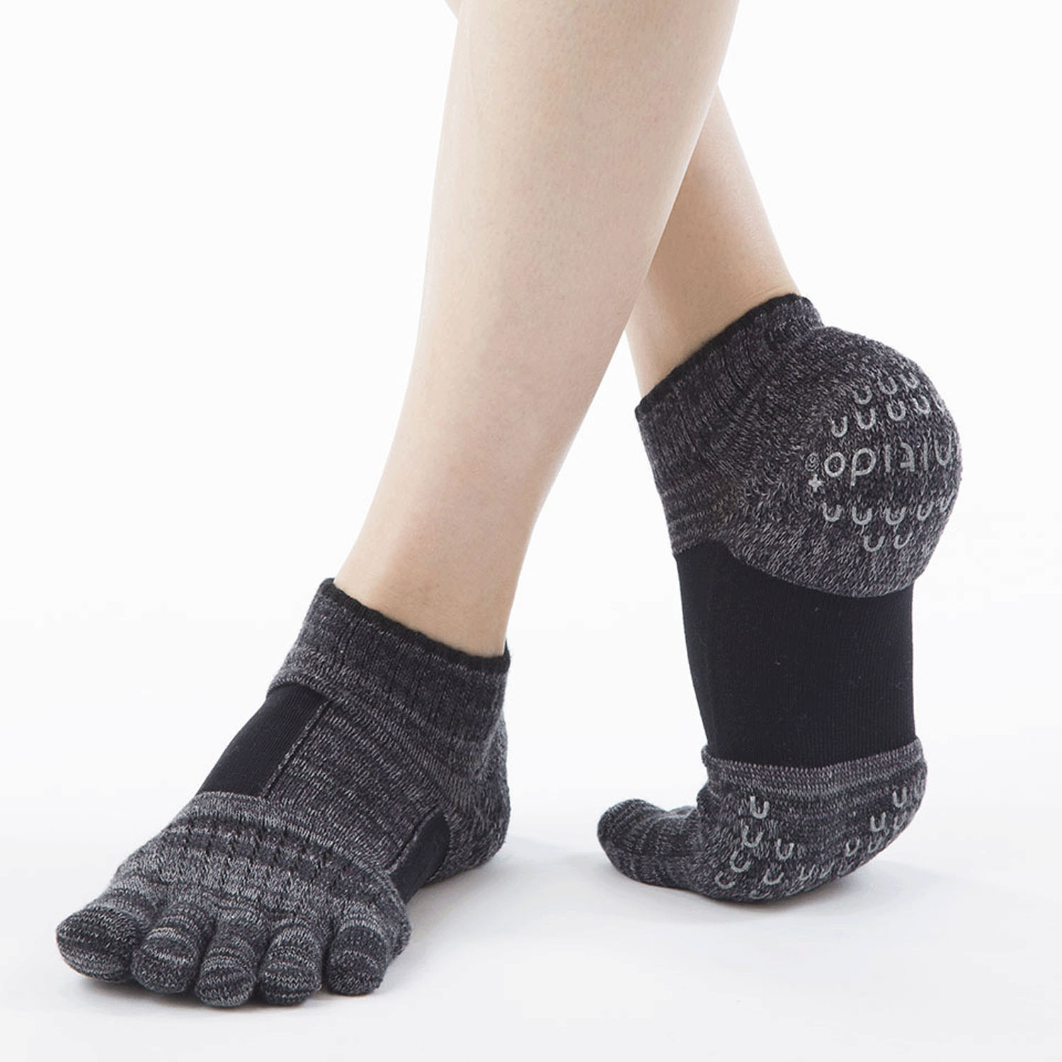 knitido FIVE マーブルアンクル