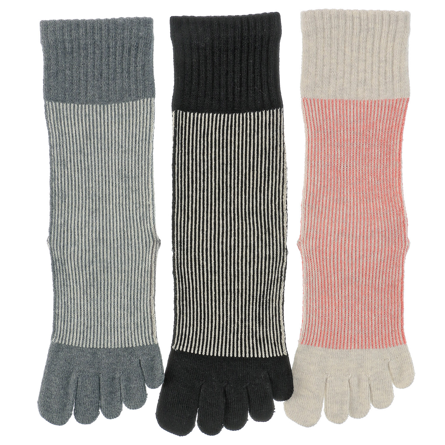 knitido RETRO ピンストライプハイクルー - 画像3