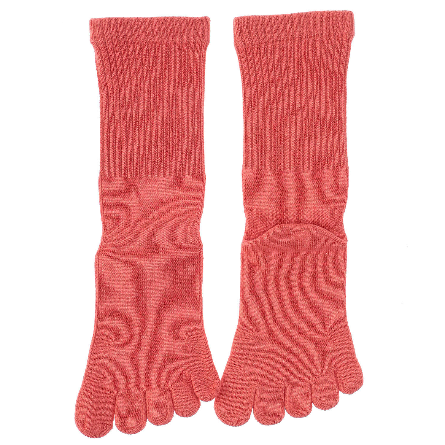 knitido カジュアル 綿スタンダード ロークルー 5本指ソックス - 画像6