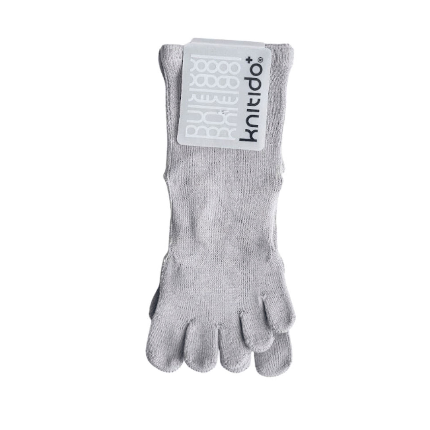 knitido ベーシック・エアークッション ロークルー 5本指ソックス - 画像2