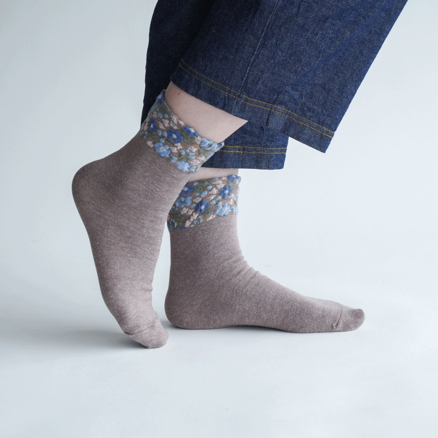 【再入荷】 綿混 美容ソックス  足首フロート - 画像8