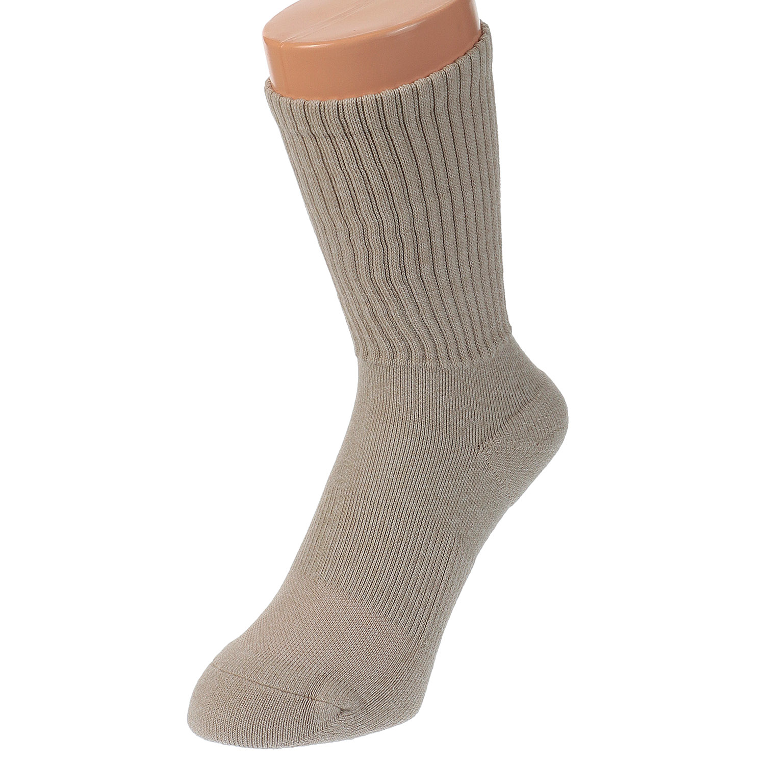 【KARUWORKかるわく】立ち仕事の方のためのオーガニックコットン混靴下（22－24cm） - 画像5