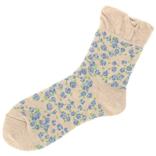 【復刻】 美容ソックス 小バラ柄【在庫限り】 - 画像5