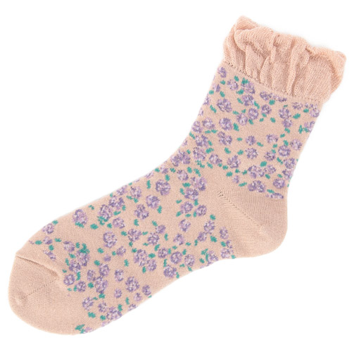 【復刻】 美容ソックス 小バラ柄【在庫限り】 - 画像9