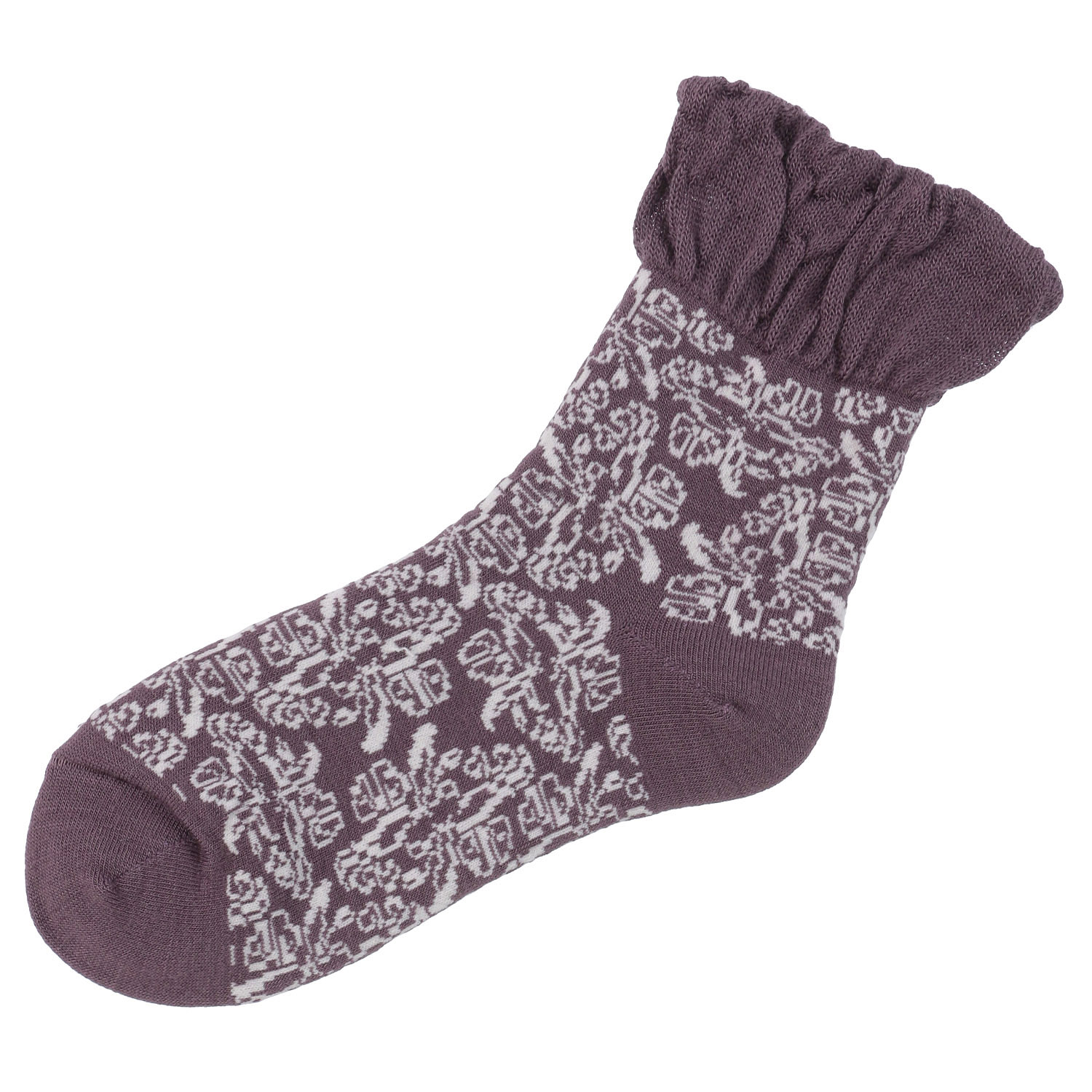 【新柄】 美容ソックス ツタ柄【在庫限り】 - 画像11