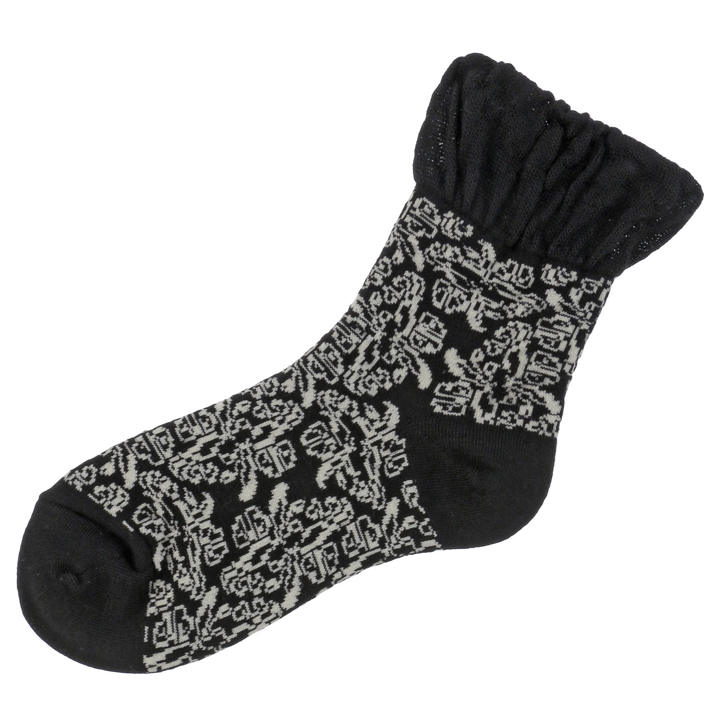 【新柄】 美容ソックス ツタ柄【在庫限り】 - 画像5