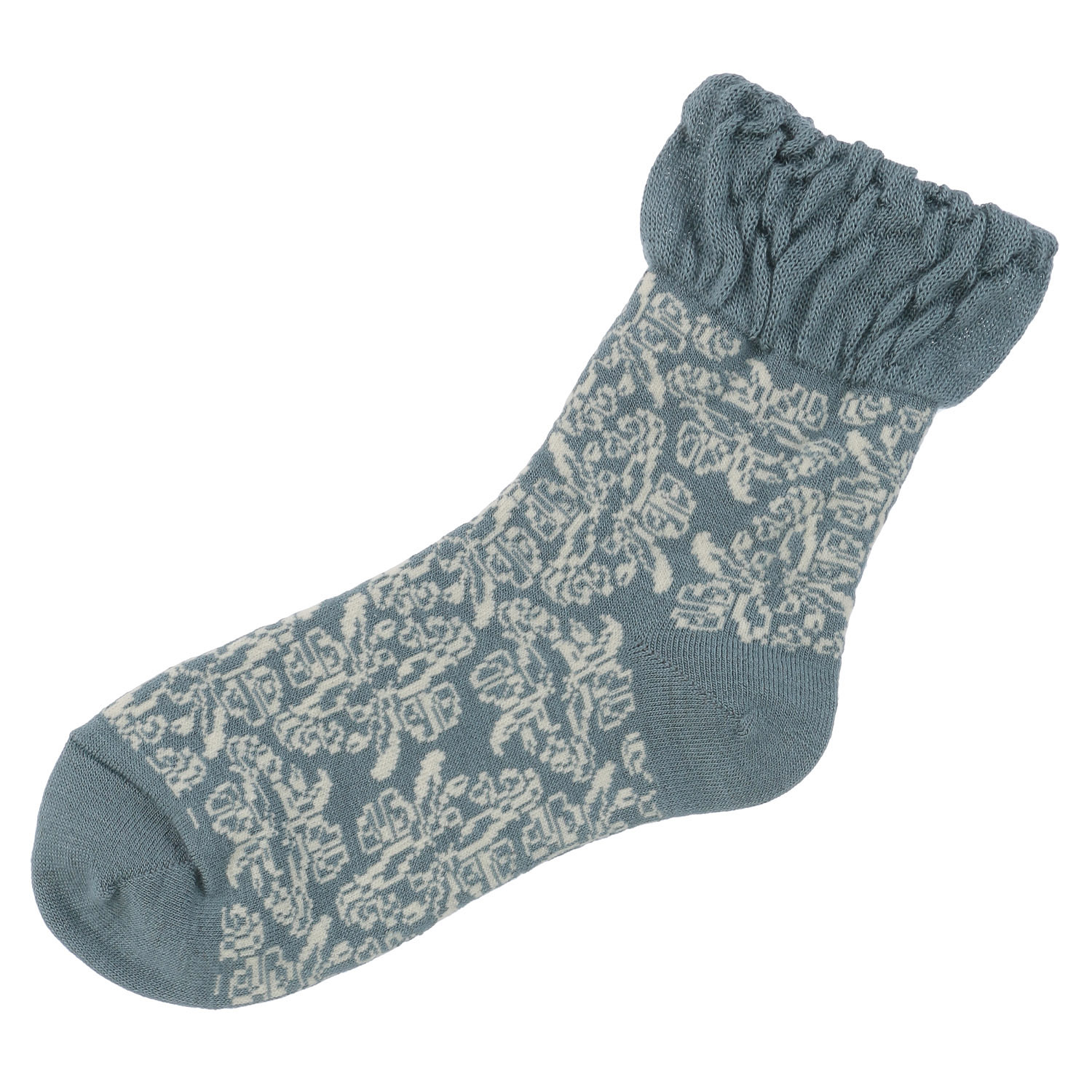 【新柄】 美容ソックス ツタ柄【在庫限り】 - 画像6