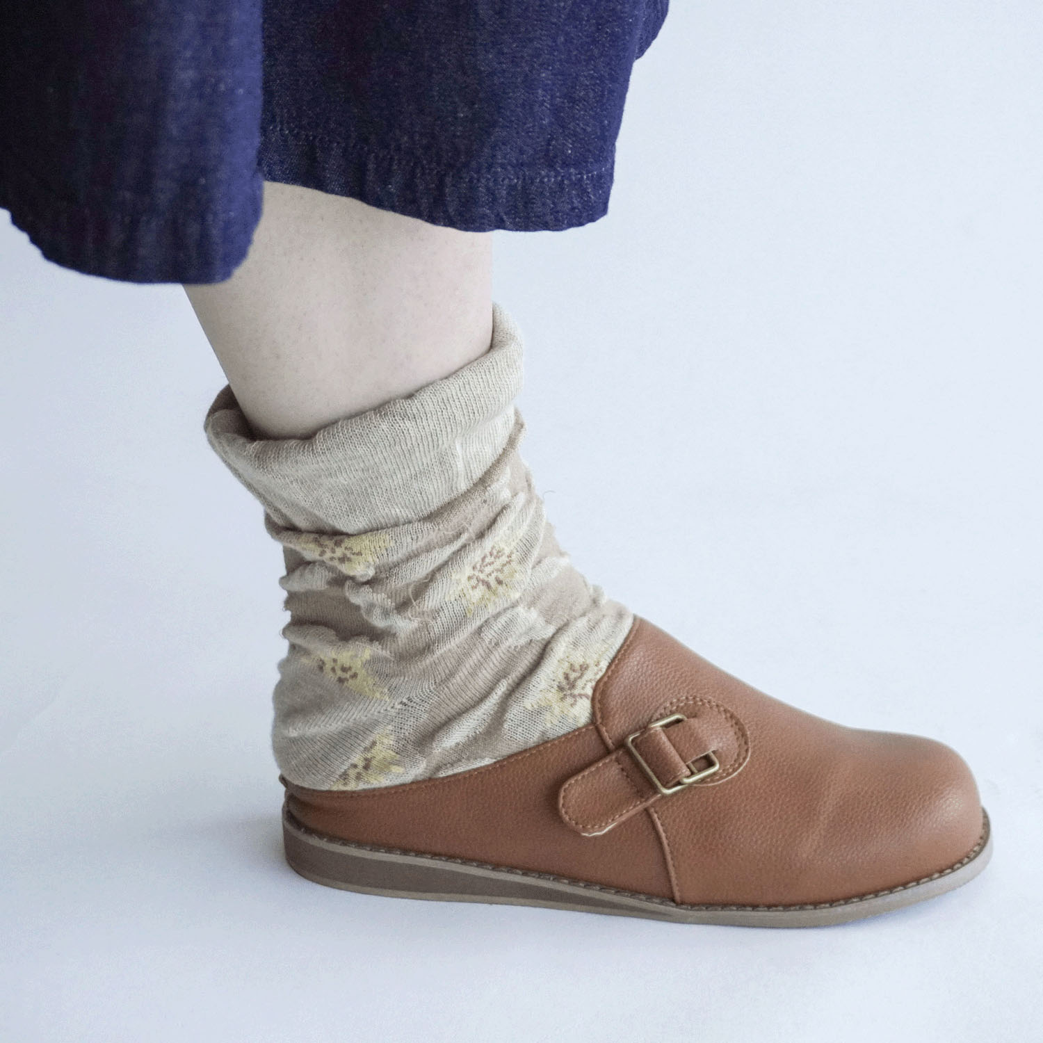 【新柄】 美容ソックス 同色フロート【在庫限り】 - 画像7