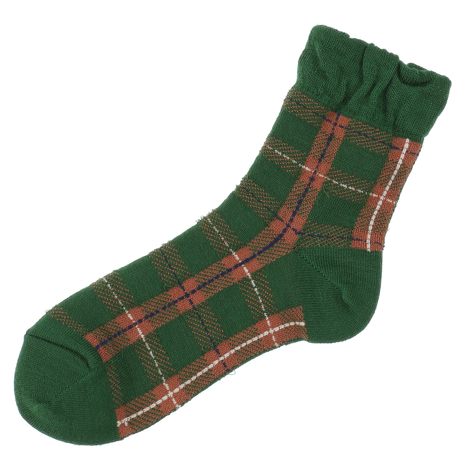【グリーンのみ】美容ソックス チェック柄【在庫限り】 - 画像2