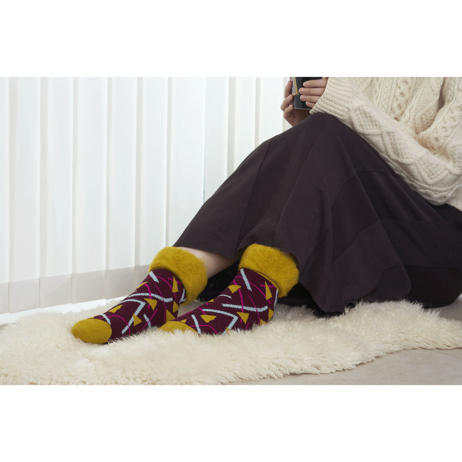 fromF（honka／アカマツ）もこもこソックス - 画像7