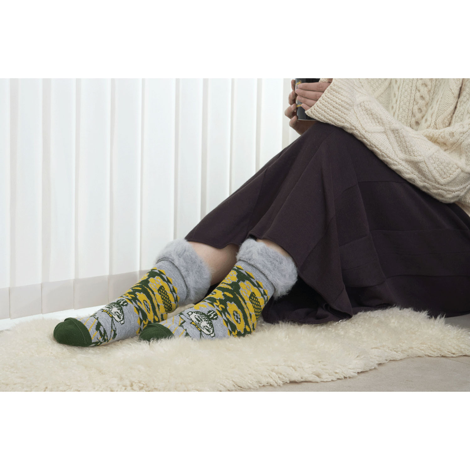 fromF MOOMINもこもこソックス ミィ 花束 - 画像3