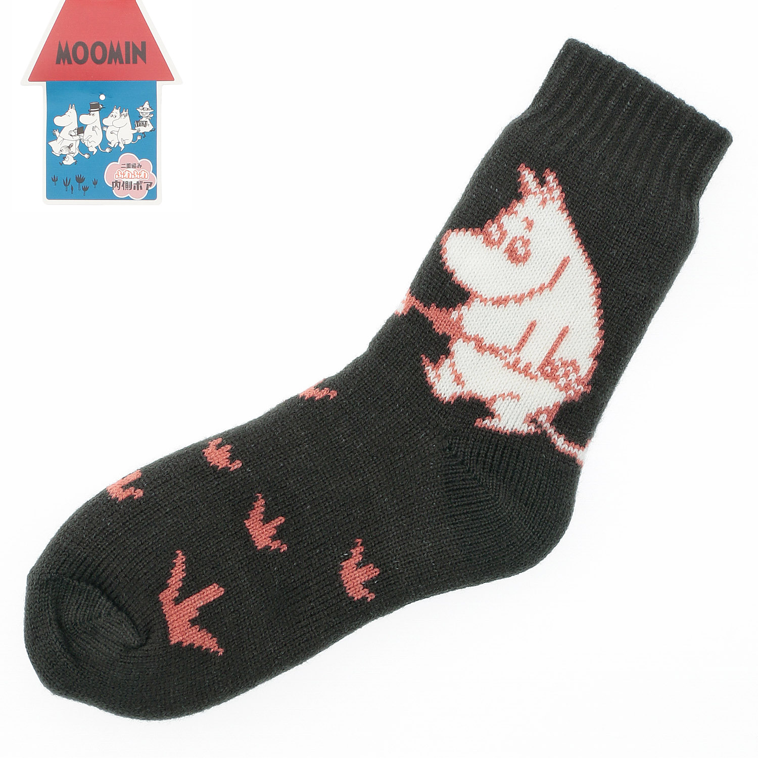 MOOMIN ホームクルー 内ボア二重編み スコップムーミン【在庫限り】 - 画像2