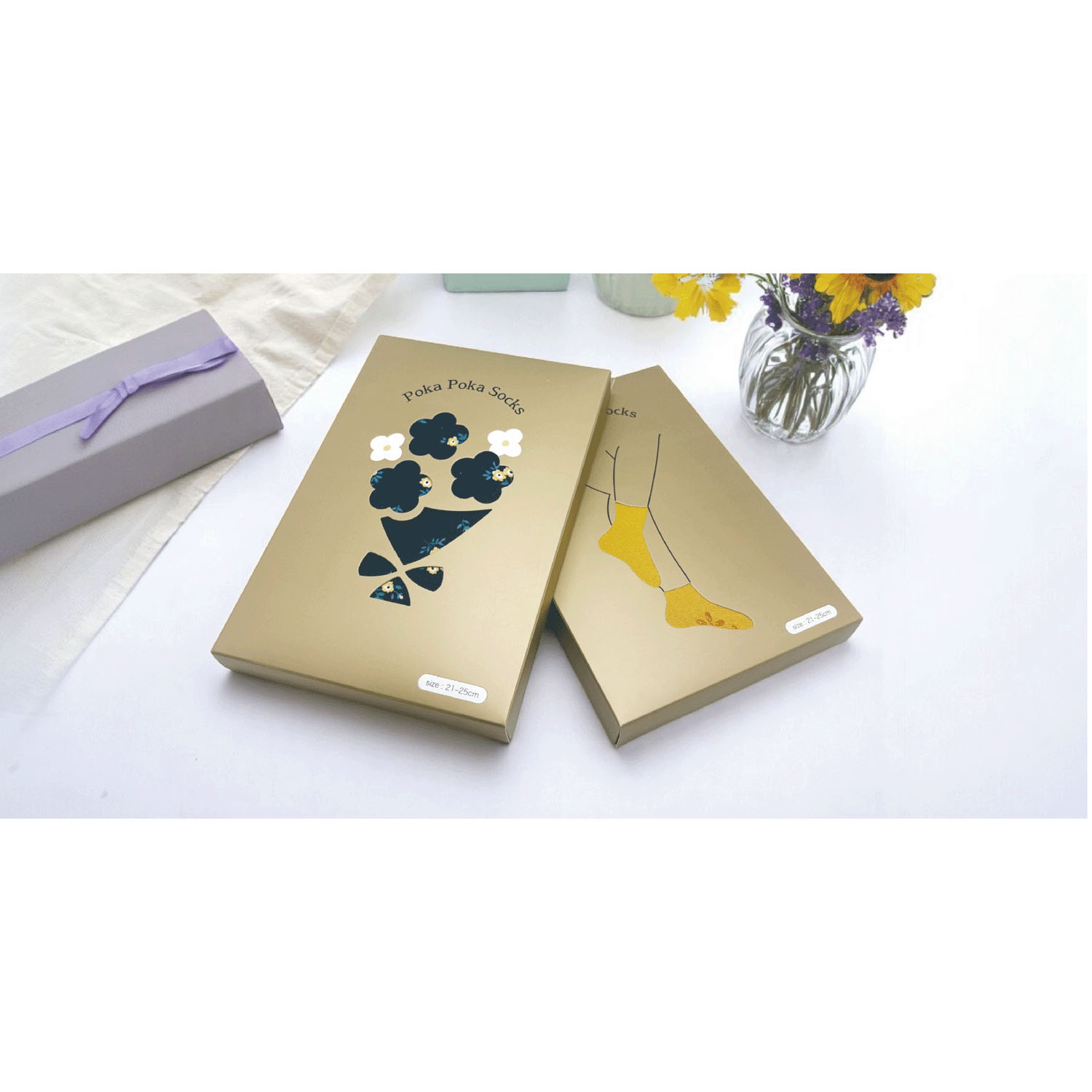 ぽかぽかソックス ギフトボックス入り アンクル【在庫限り】 - 画像1
