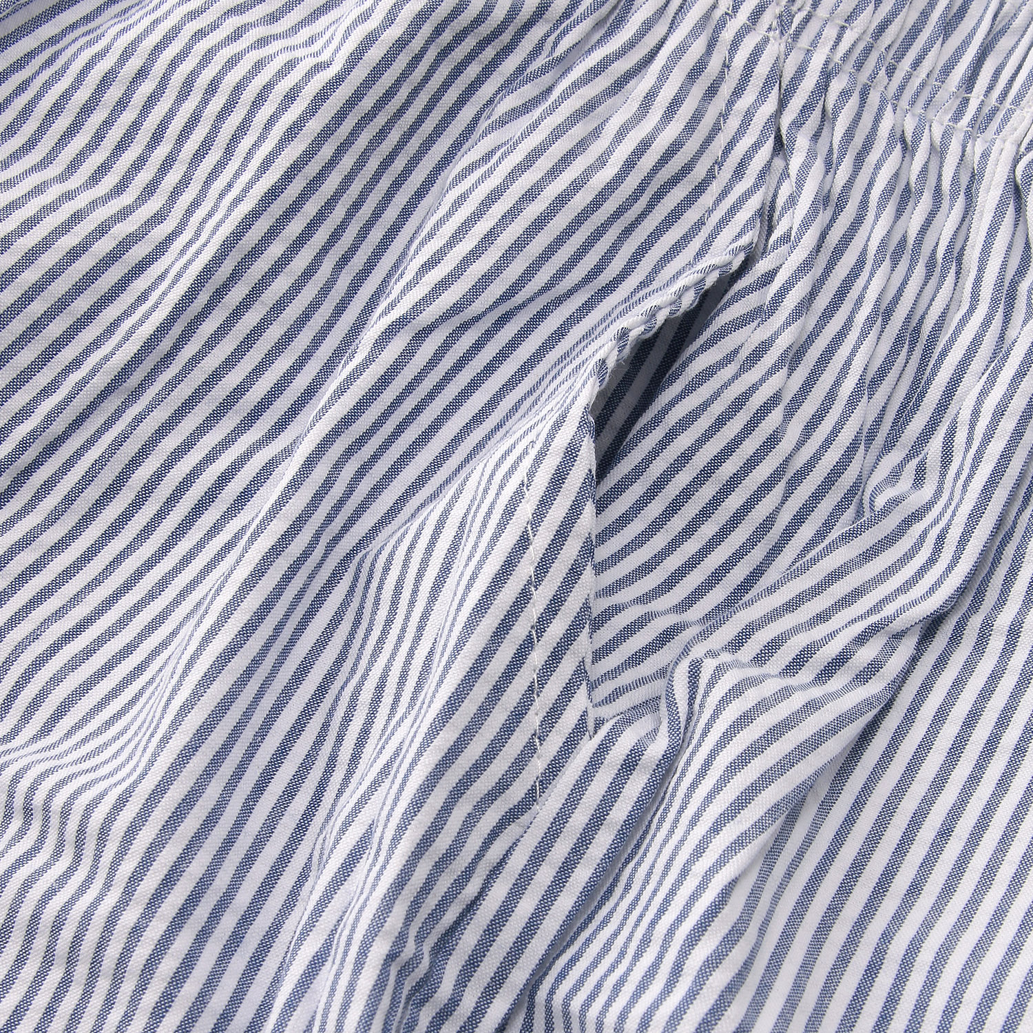 綿100％ 楽フリーPANTS ストライプ柄 7分丈【在庫限り】 - 画像4