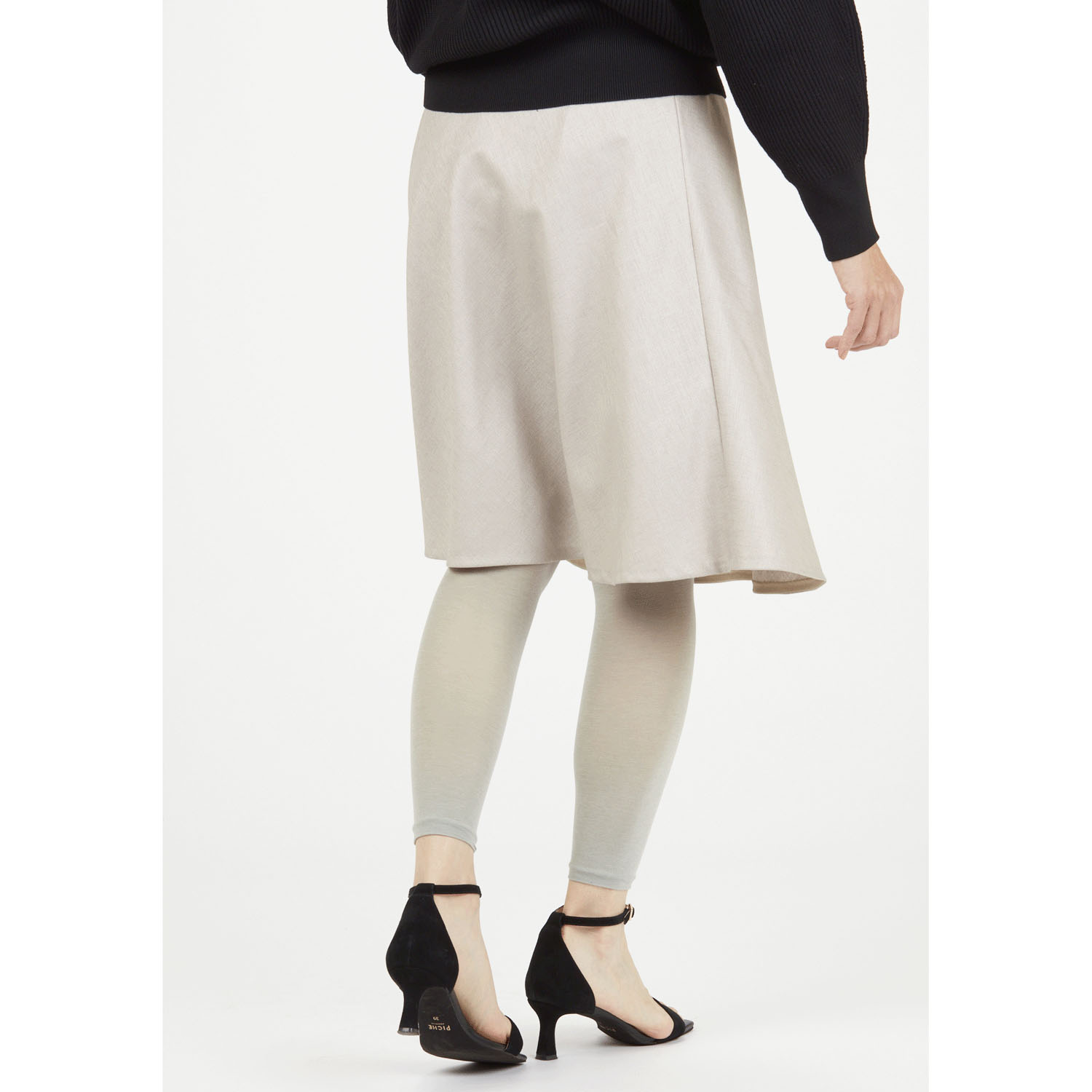 メンスト（綿スト） ストッキング以上タイツ未満 10分丈 レギンス 約55デニール - 画像11