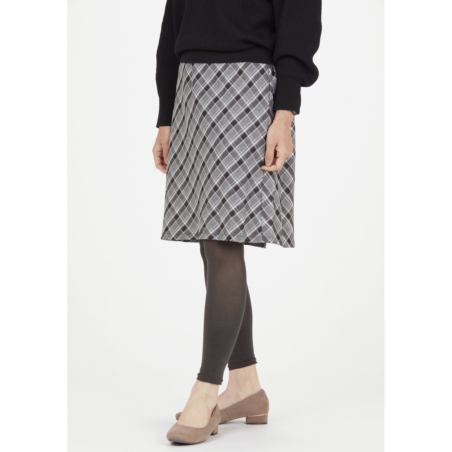 メンスト（綿スト） ストッキング以上タイツ未満 10分丈 レギンス 約55デニール - 画像14