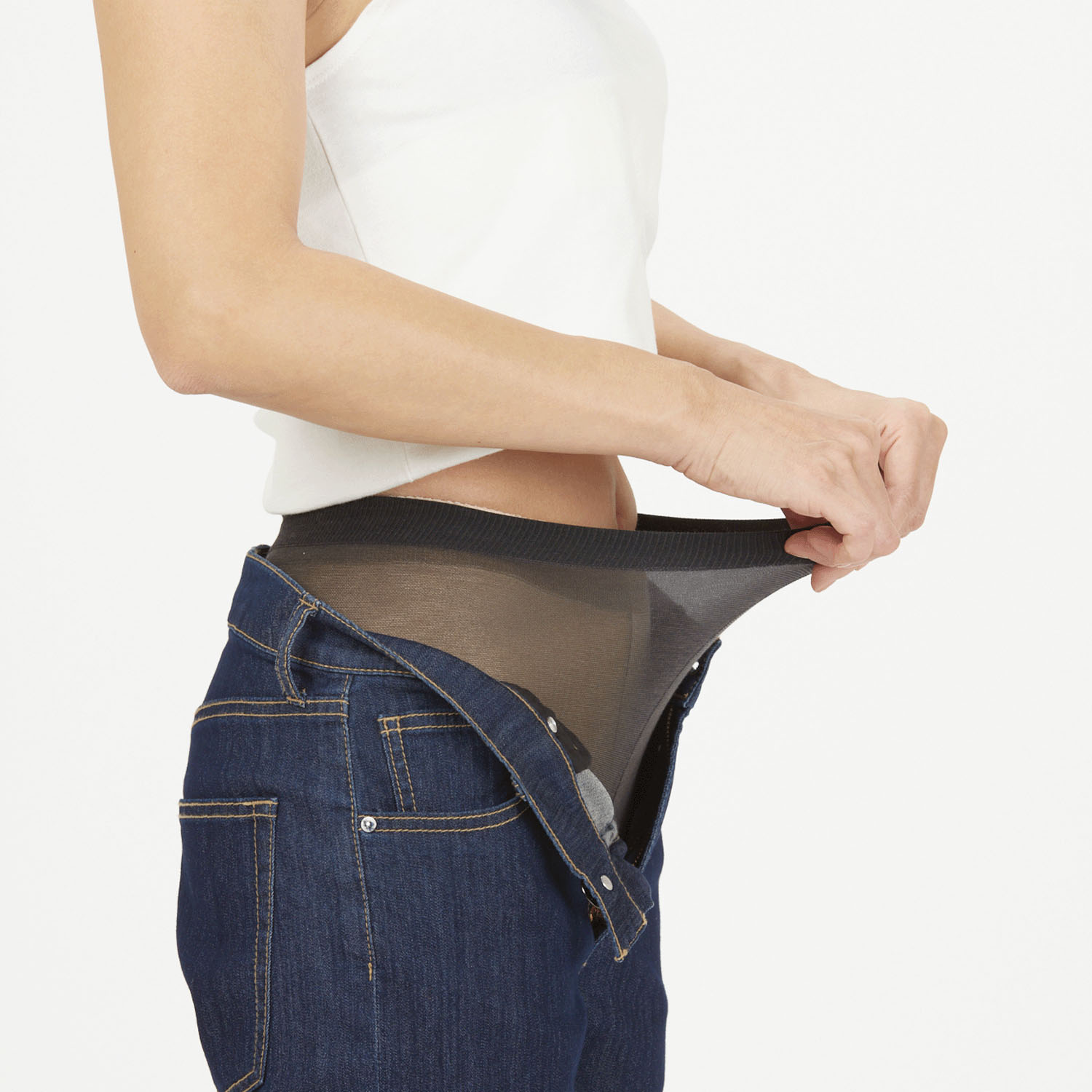 メンスト（綿スト） ストッキング以上タイツ未満 10分丈 レギンス 約55デニール - 画像5