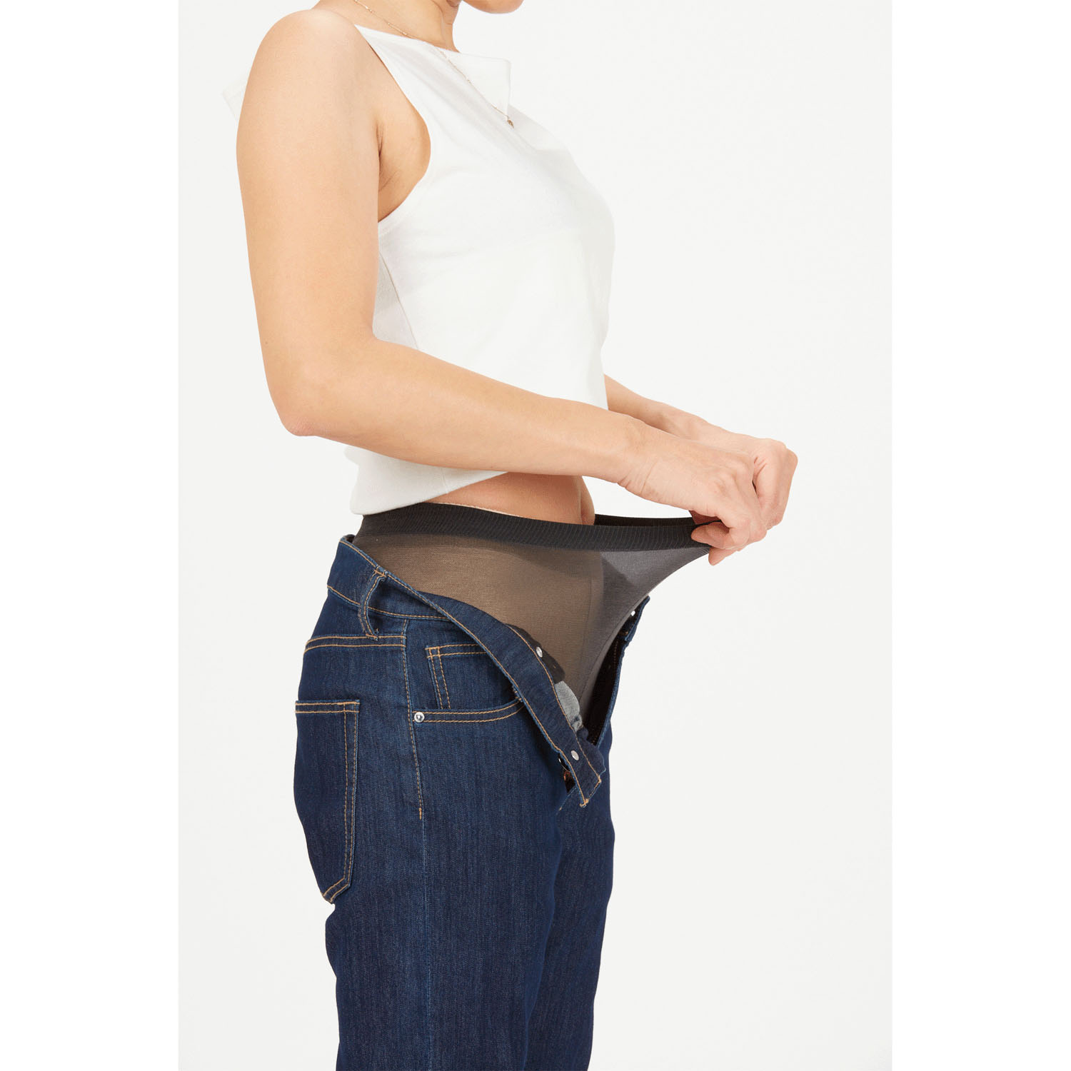 メンスト（綿スト） ストッキング以上タイツ未満 10分丈 レギンス 約55デニール - 画像6