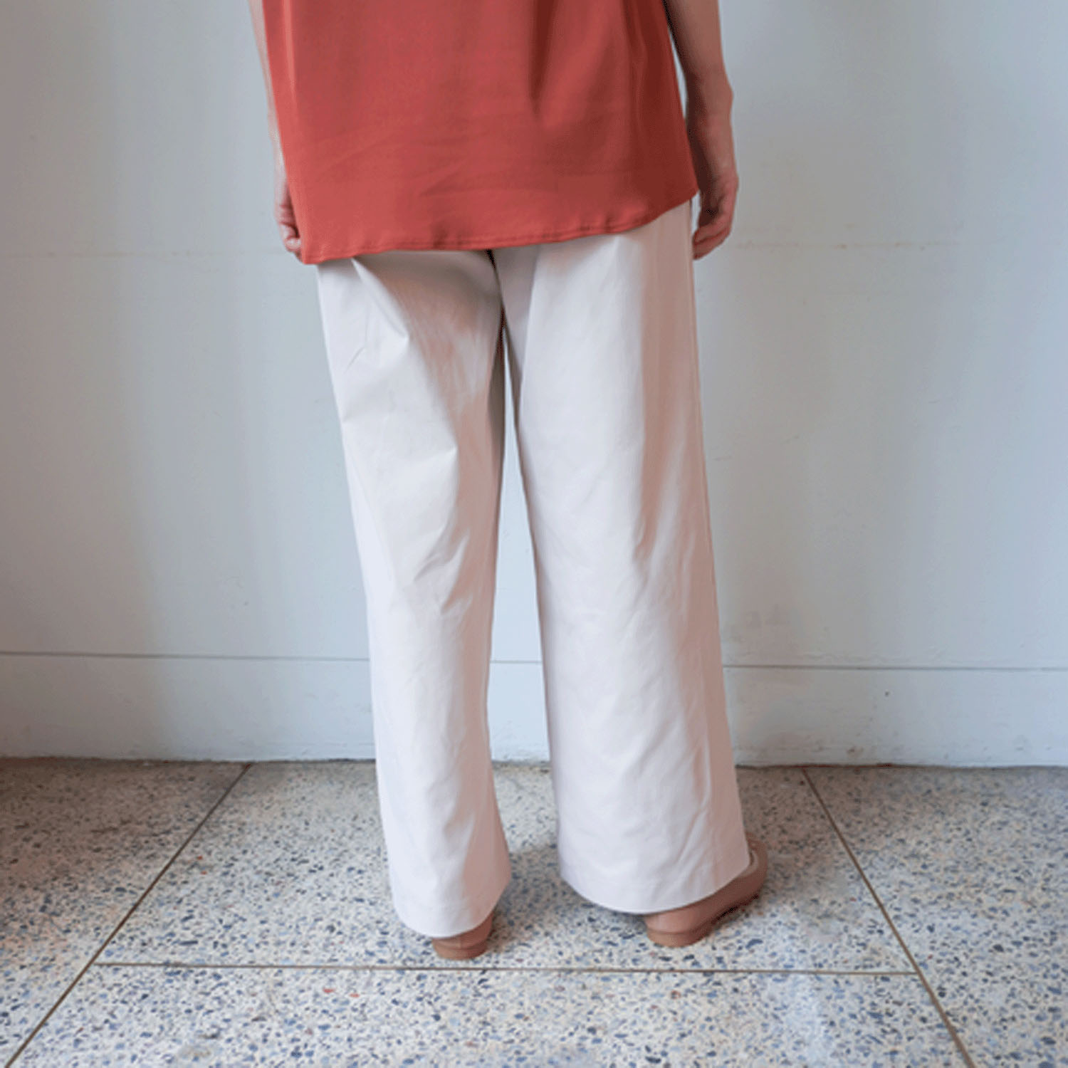 撥水 ストレッチ ワイドパンツ 【雨の日・アウトドアにおすすめ】 - 画像17