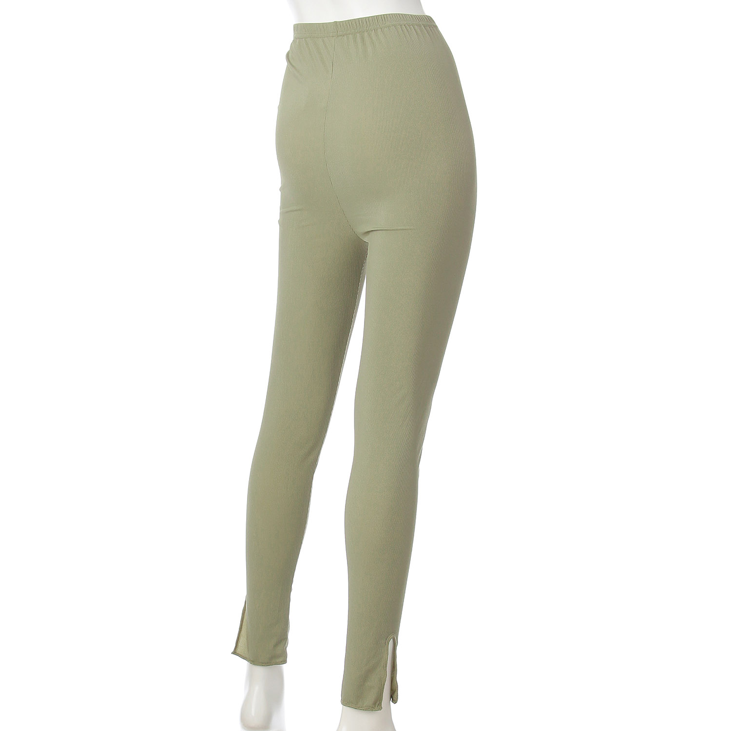 裾スリッド リブレギンス - 画像6