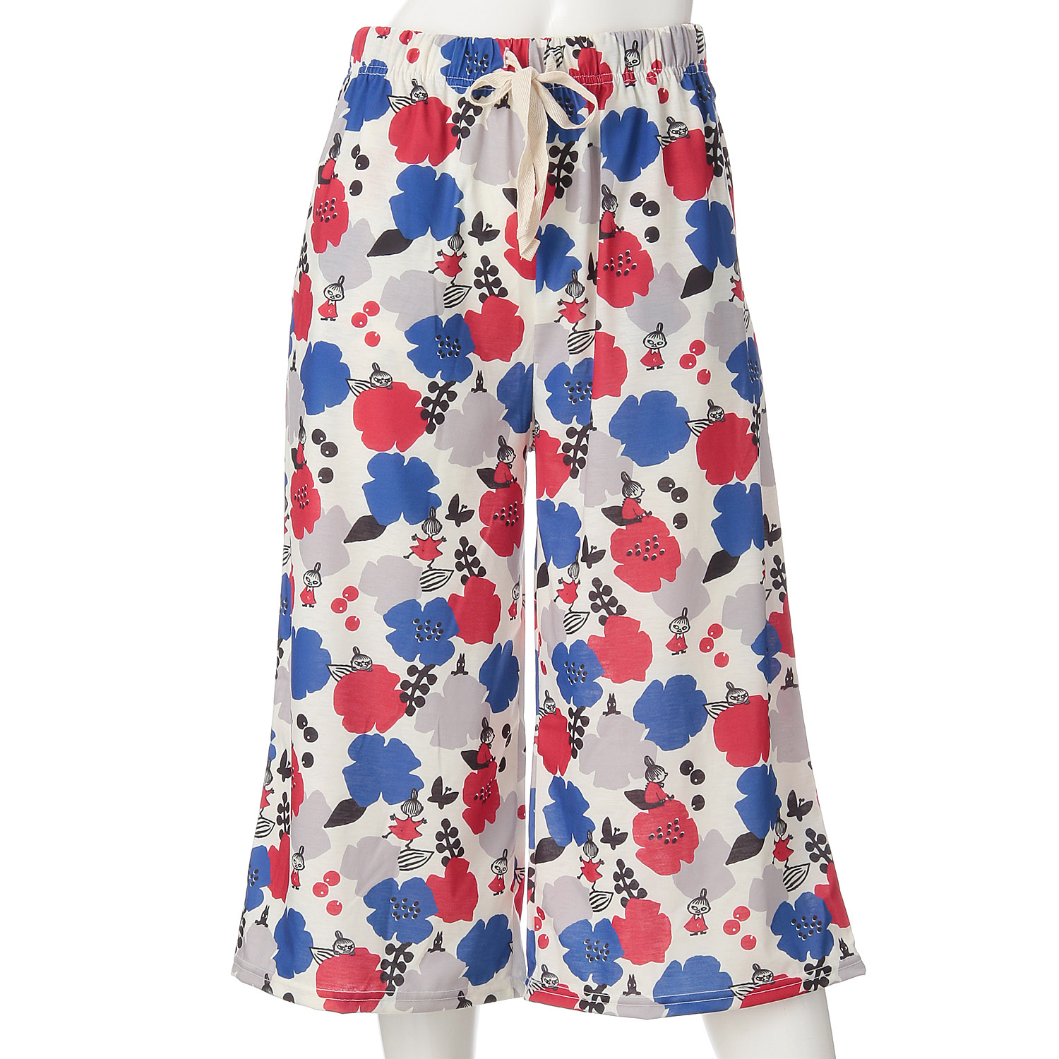 MOOMIN リラパン 花とミイ総柄 - 画像1