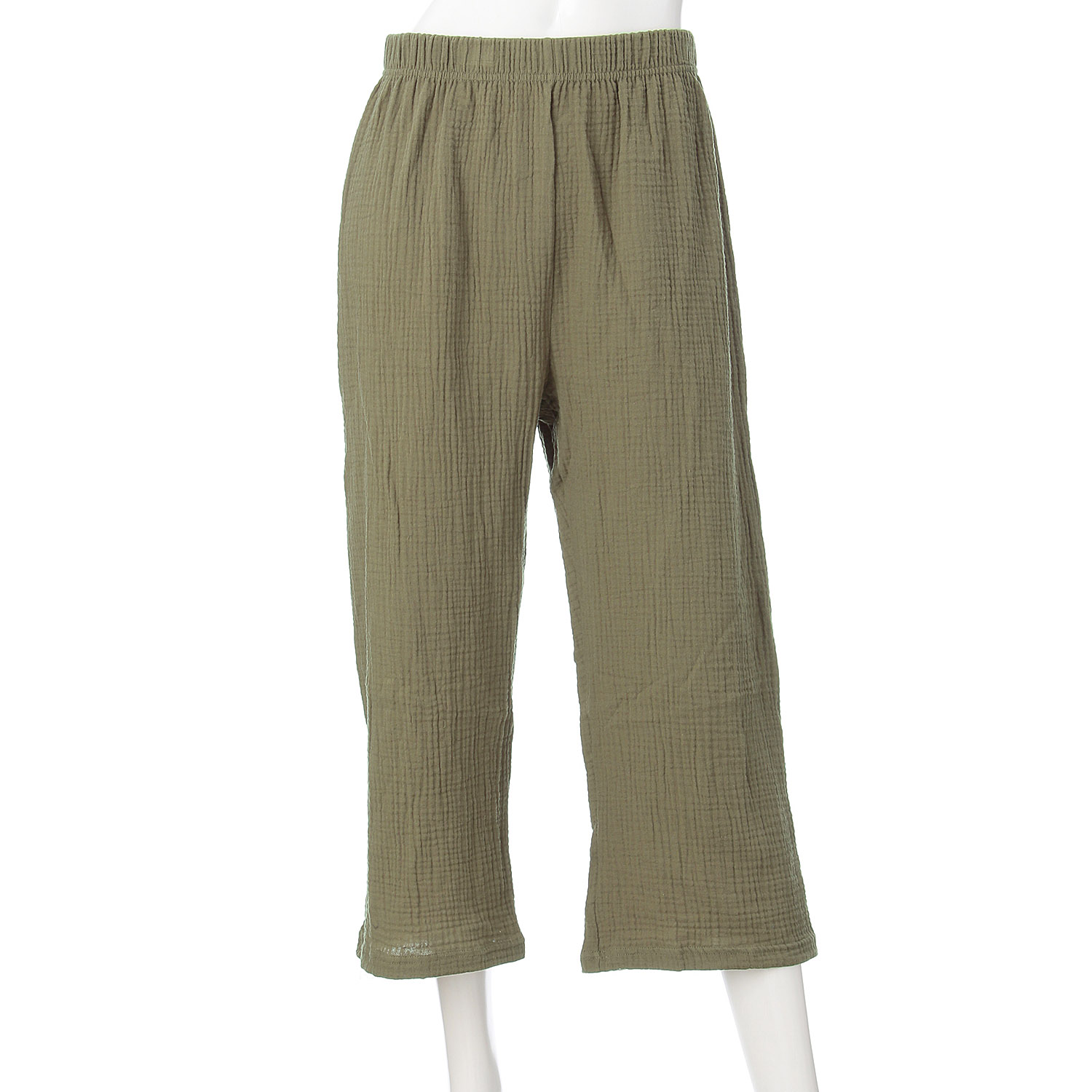 美ラフパンツ ふんわりガーゼ 9分丈 - 画像5