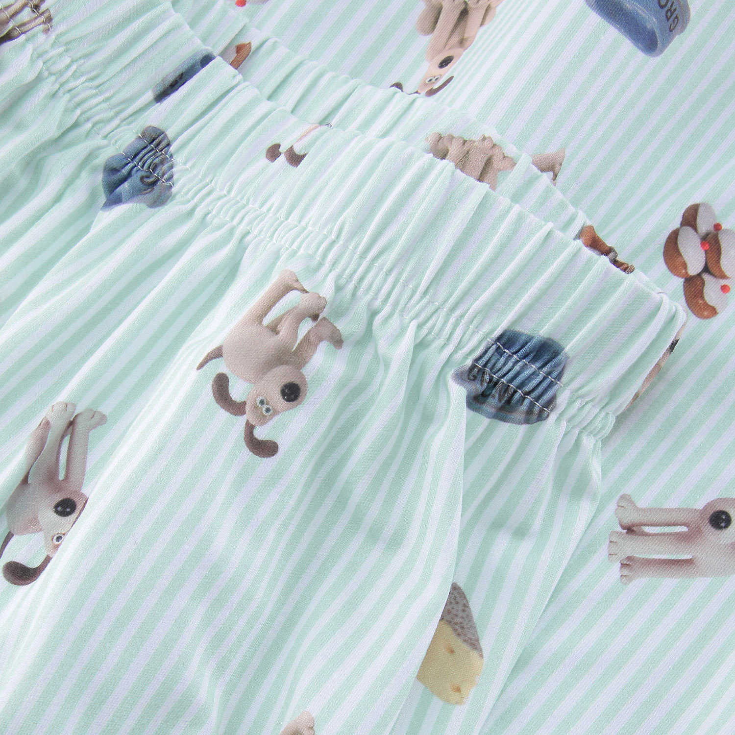 ウォレスとグルミット ルームパンツ 7分丈ワイド - 画像3