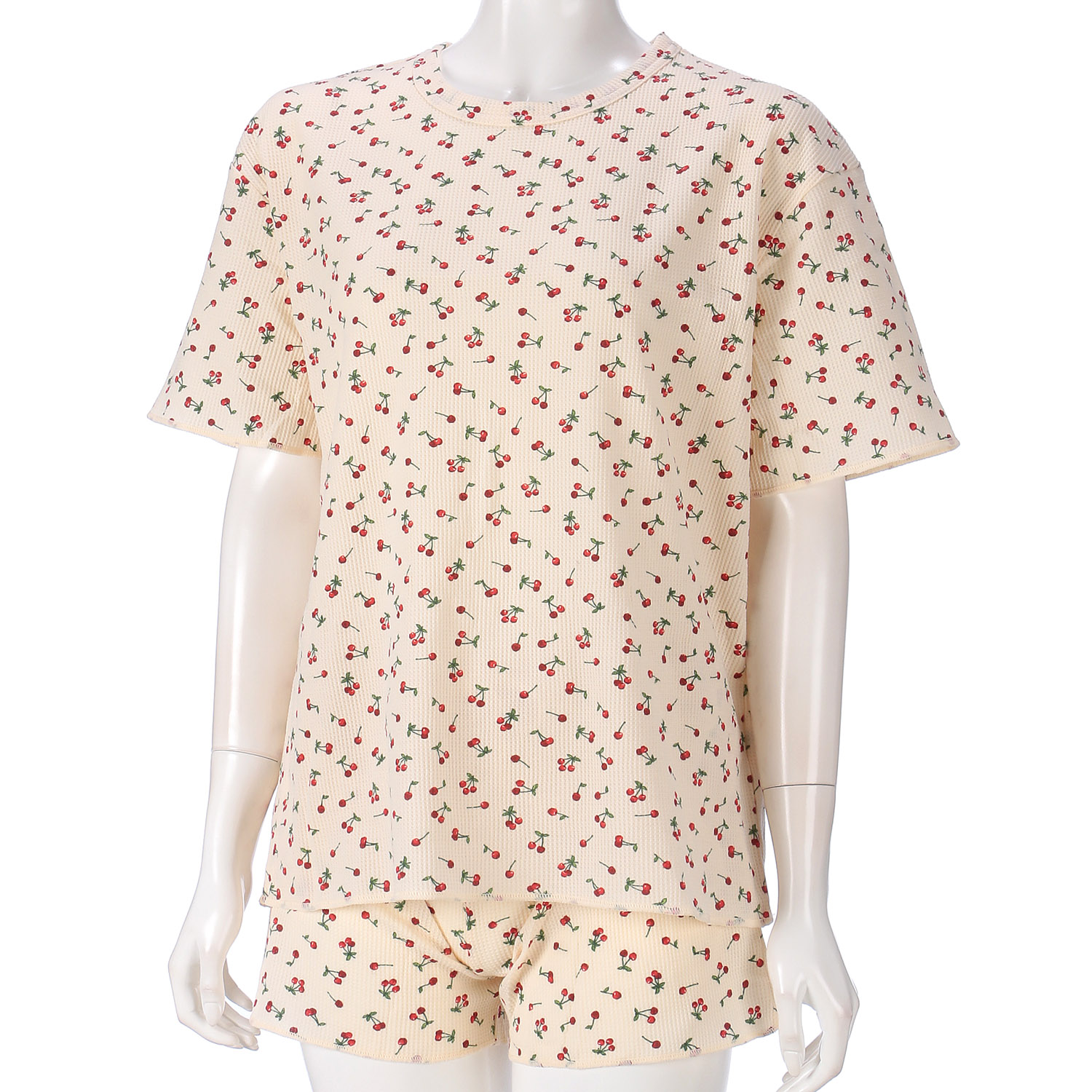 FRUIT OF THE LOOM ワッフル半袖短パン 上下セット【在庫限り】